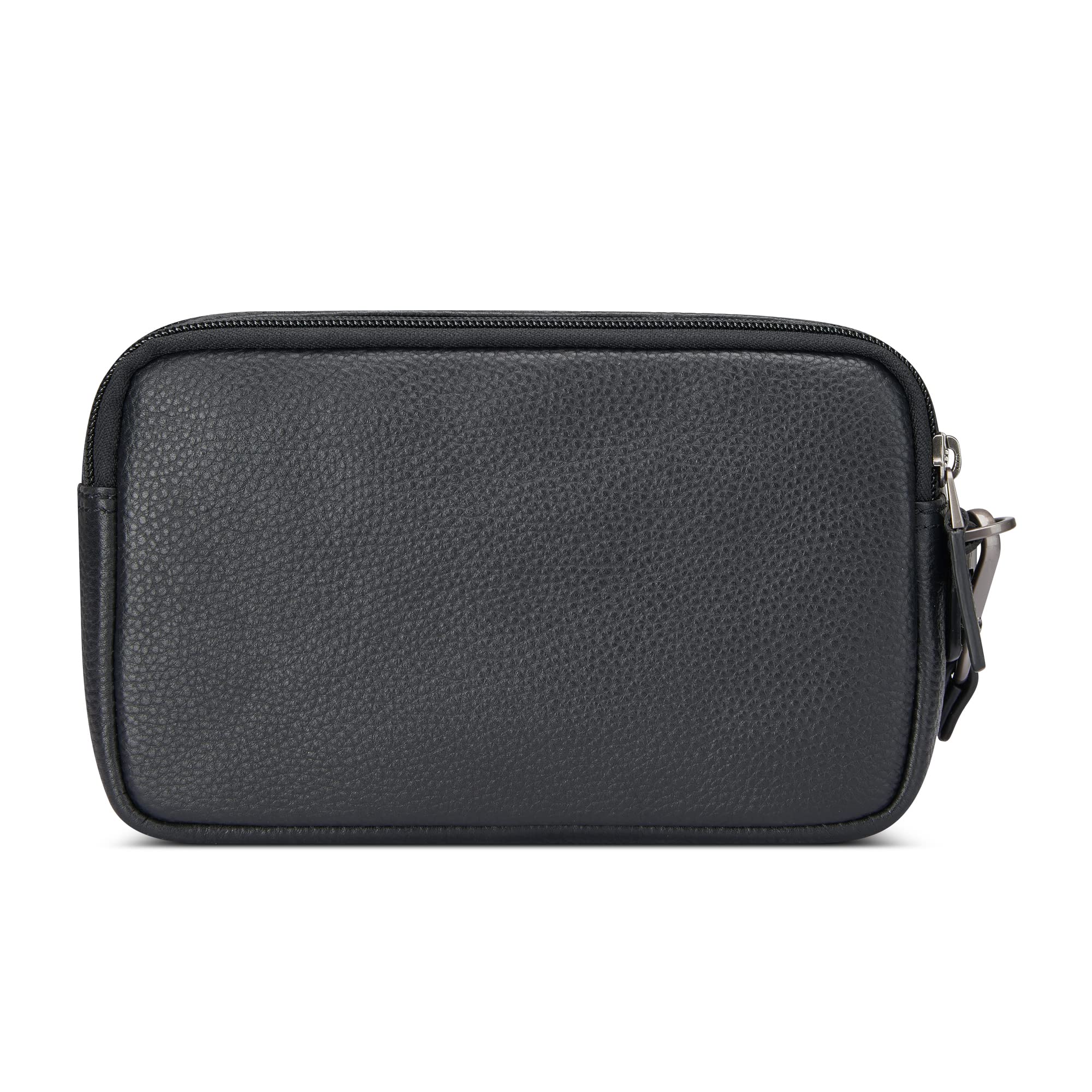 RONCATO Alaska pochette uomo vera pelle con zip Nero