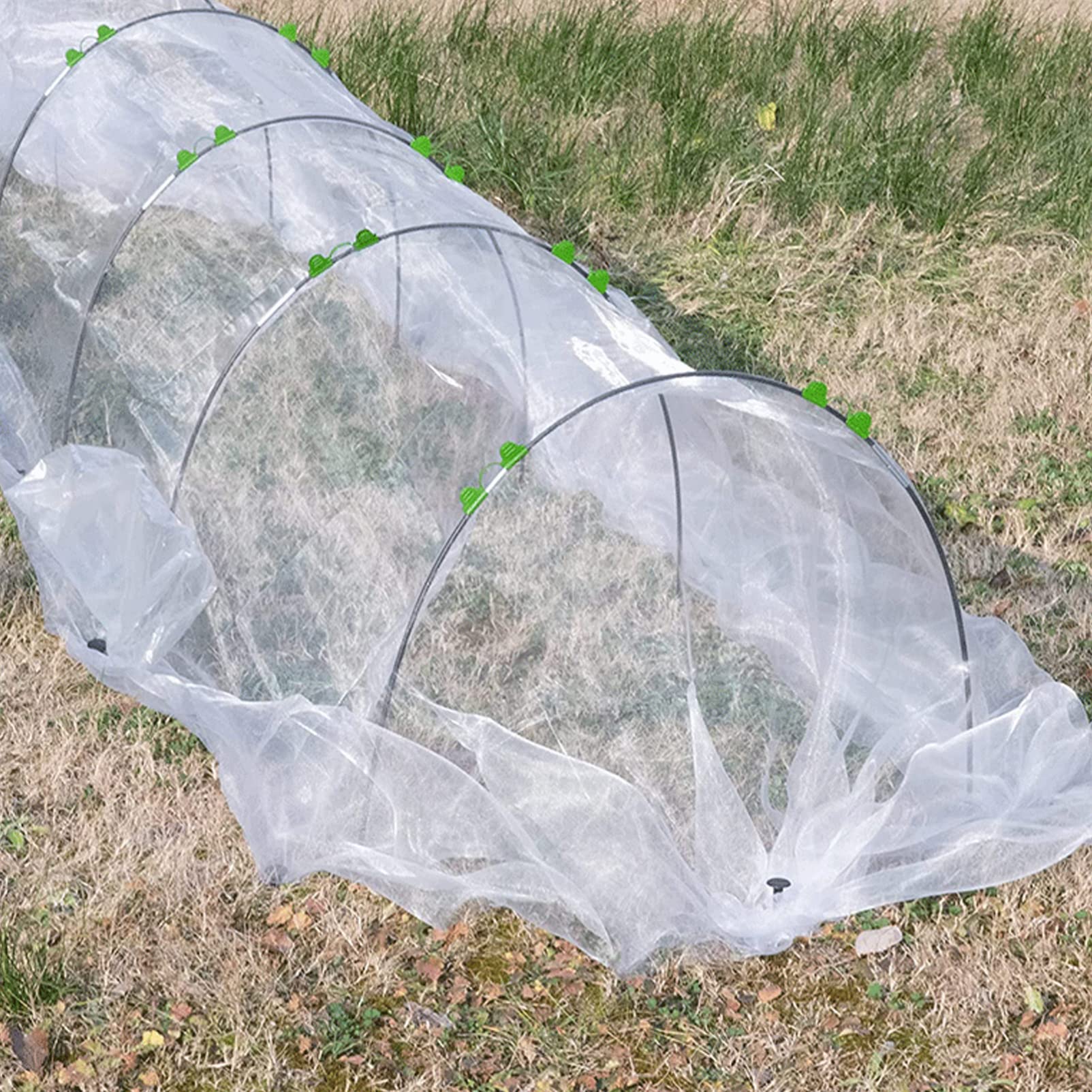 Rete da Giardino Anti-insetti Set, Polietilene e Fibra di Vetro | Fiori e Arbusti, Uso in Giardino e Serra, Protezione Temporanea, Compatibile Recinzioni