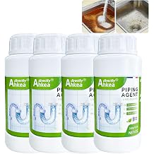 Sink and Drain Portable Cleaner, Plumber Drain Cleaner for Kitchen Toilet Pipe Dredging, 4PCS