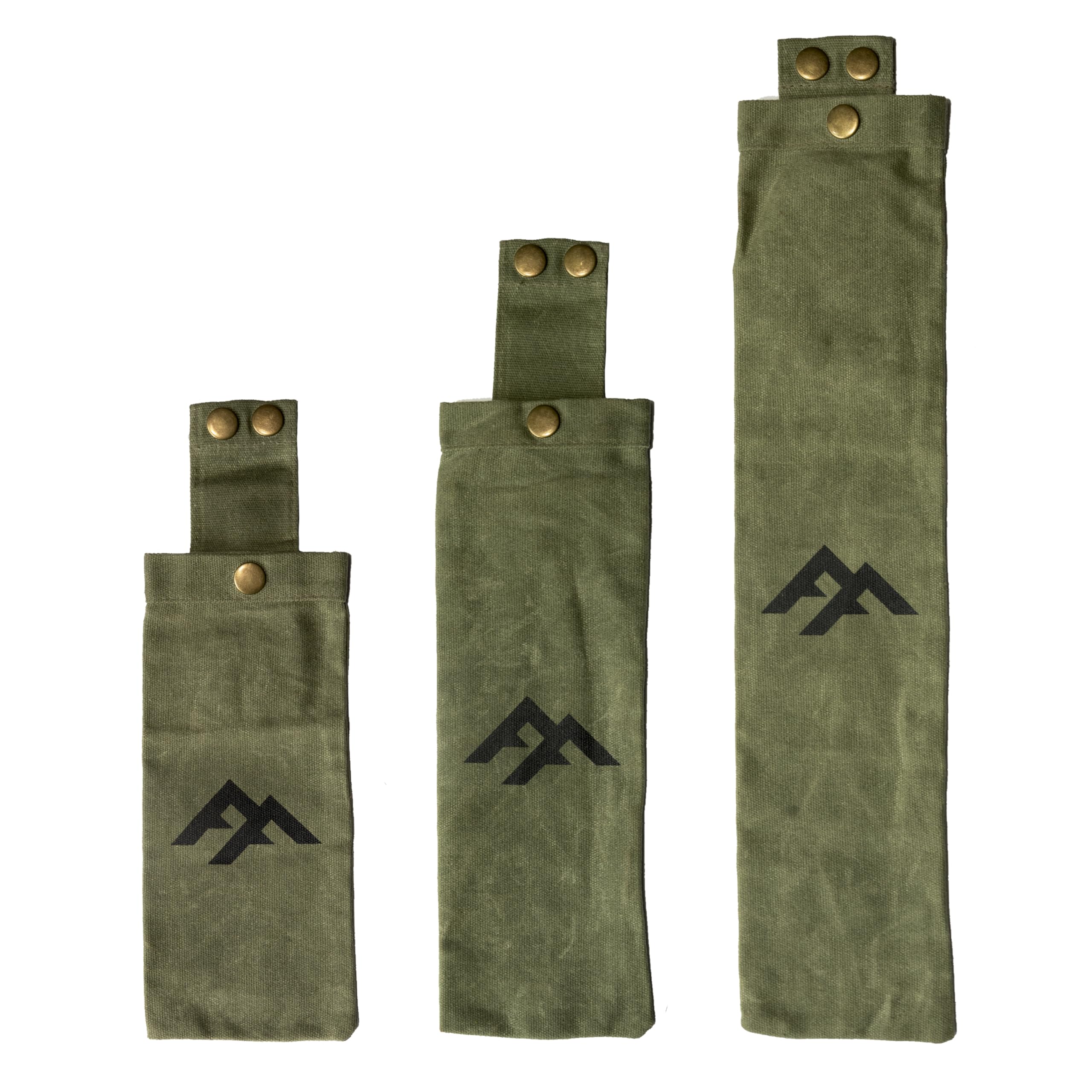 Folding Saw Bags | Compatible with Silky’s POCKETBOY, GOMBOY, AND BIGBOY | 12oz Waxed Cotton Canvas Pruning Saw Bags | UK Handmade | Bushcraft, Camping, Hiking (SILKY POCKETBOY)