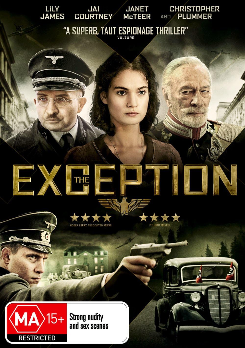 The Exception | Lily James, Jai Courtney | NON-UK Format | Region 4 Import - Australia
