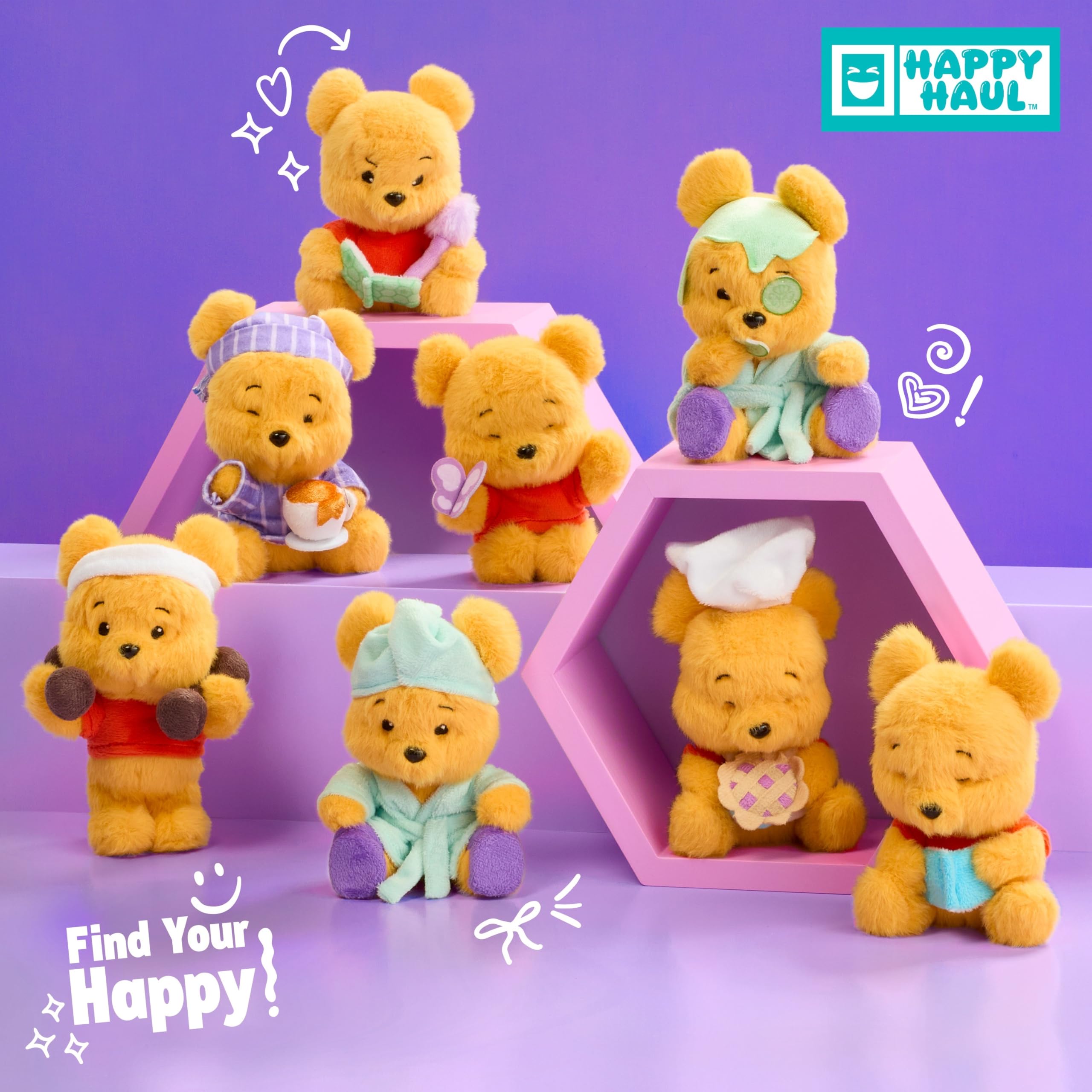 Amazon.com: Disney Happy HAUL Winnie the Pooh Hunny Hugs Capsule