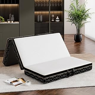 Tri-Fold Memory Foam Mattress Queen