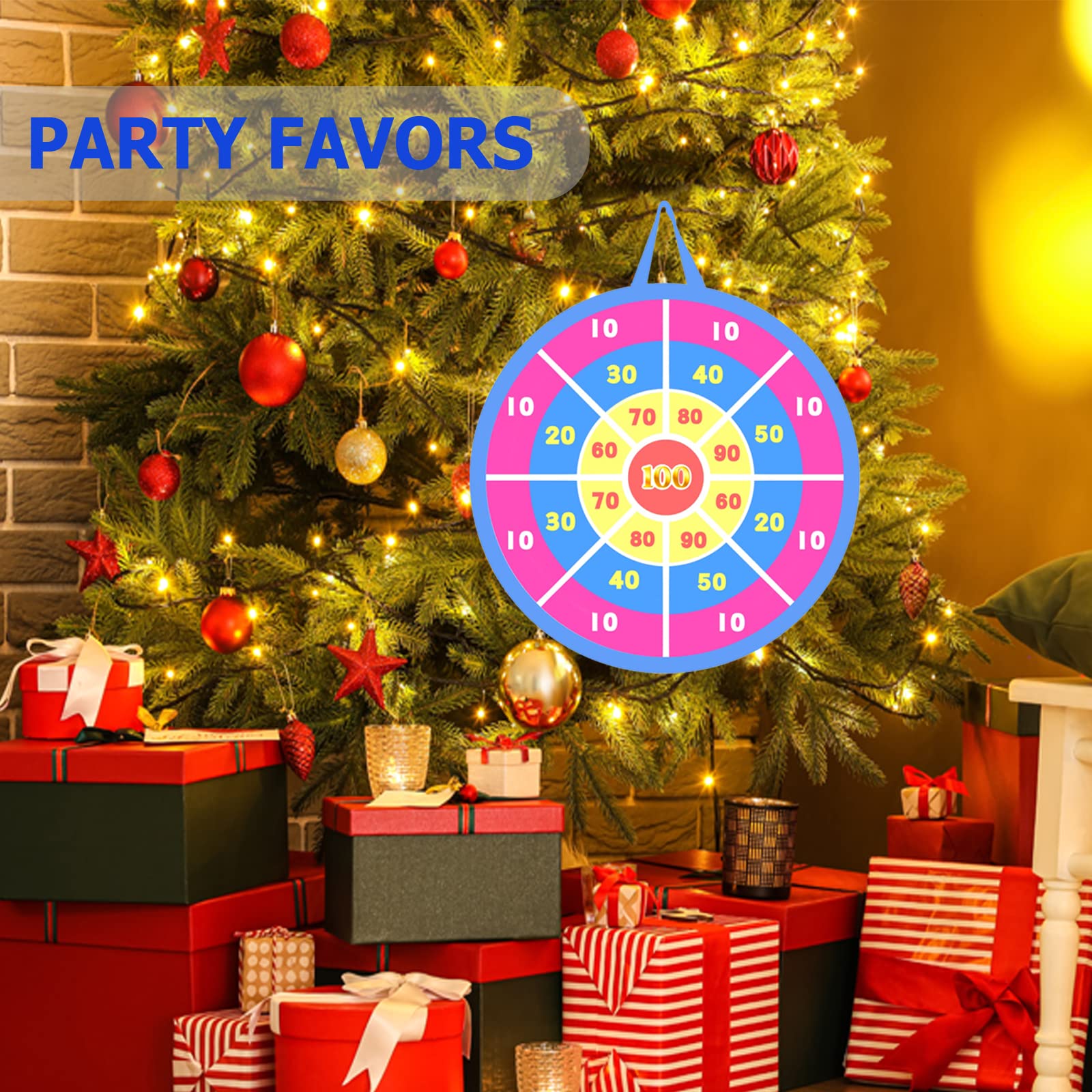 14" Dart Board for Girls, Basketball Hoop for Kids Toddlers, Sports & Outdoor Play Toys, Girls Toys, Kids Toys, Birthday Gifts for 3 4 5 6 7 8 9 10 Year Old Girls, Easter Basket Stuffers Party Favors