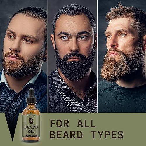 Vista 80 de Striking Viking Aceite de vainilla para barba para hombres, acondicionador derivado naturalmente con aceites de argán y jojoba para suavizar