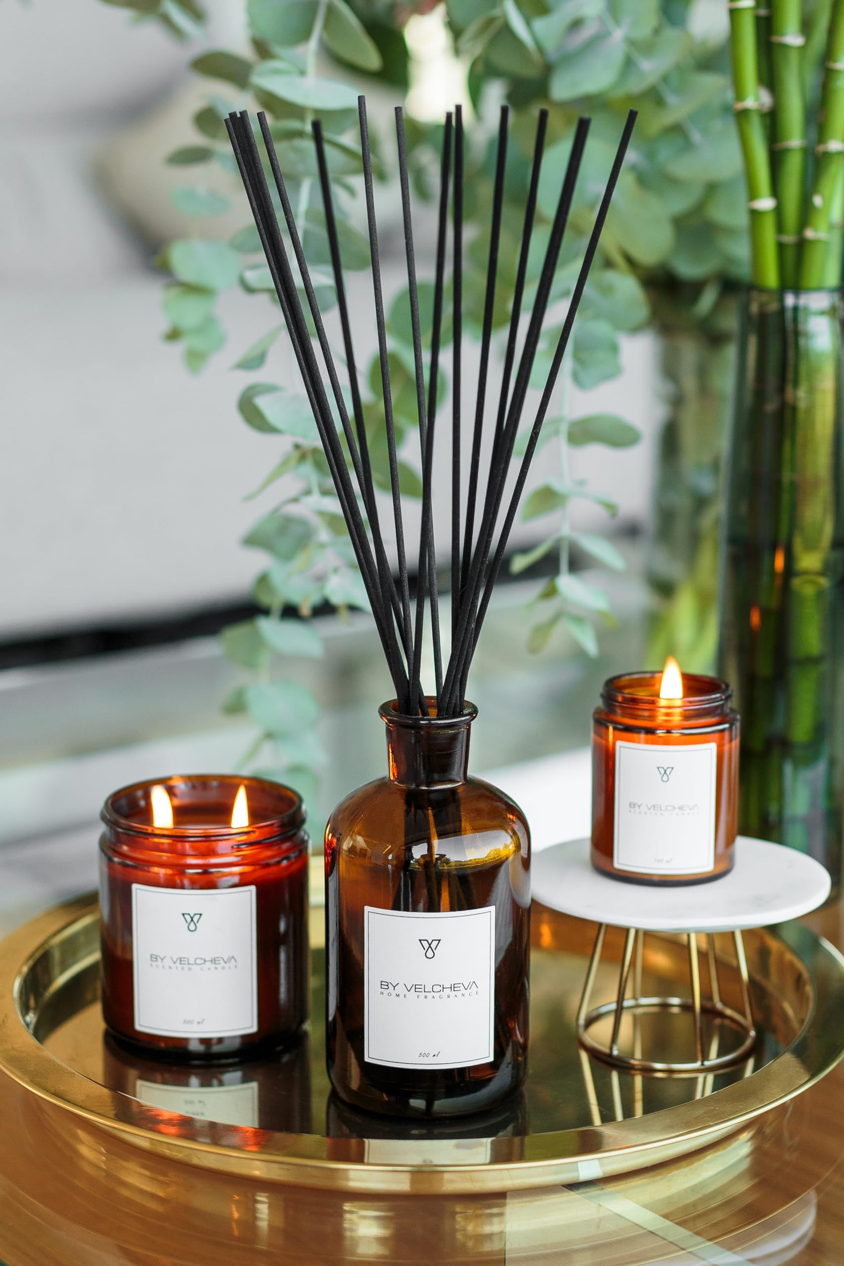 ı Vela perfumada DUBAI ı Cera de Coco y Soja ı 60+ horas ı 500ml