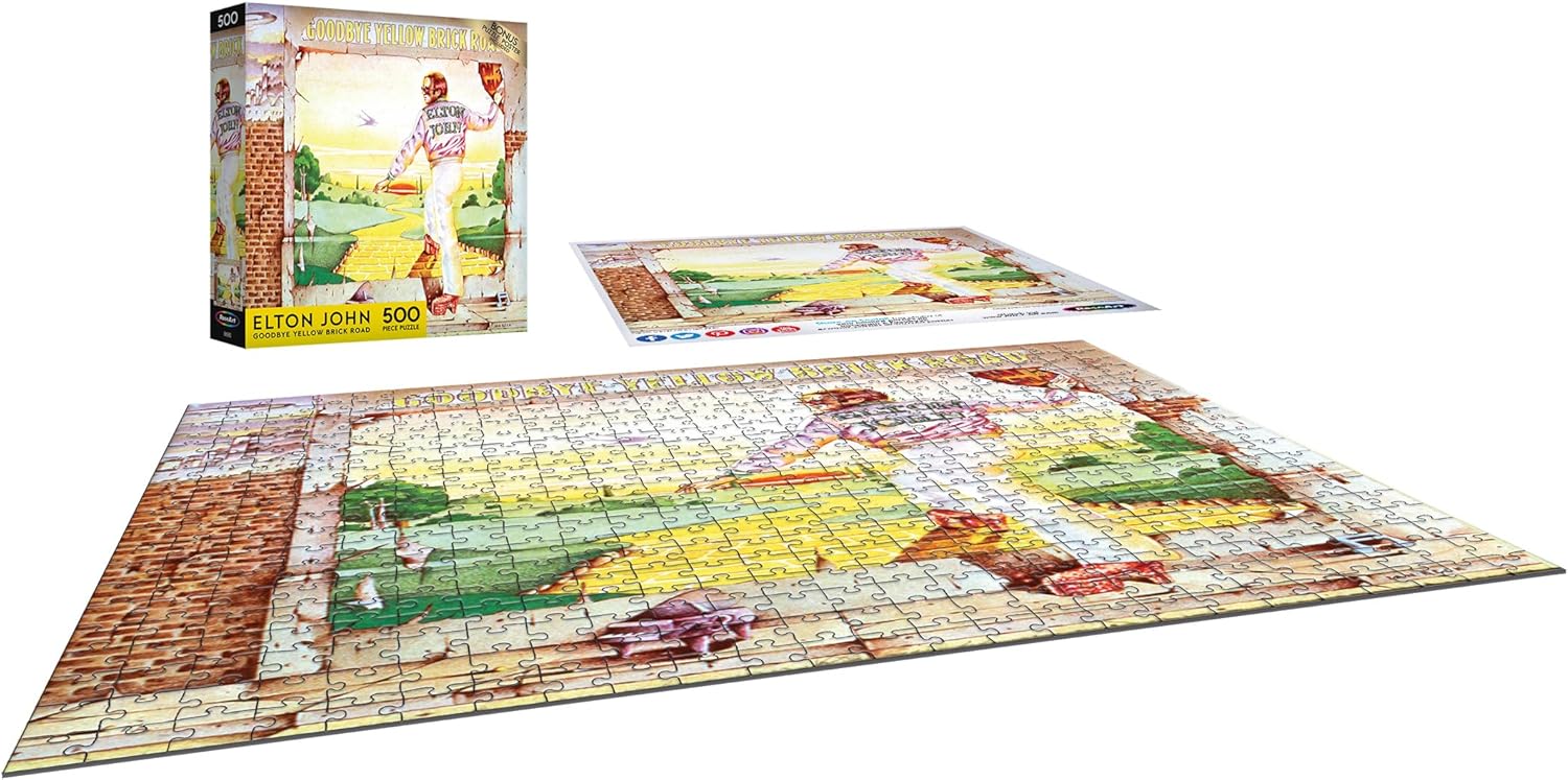 Elton John 500 Piece Jigsaw Puzzle Goodbye Yellow Brick Road