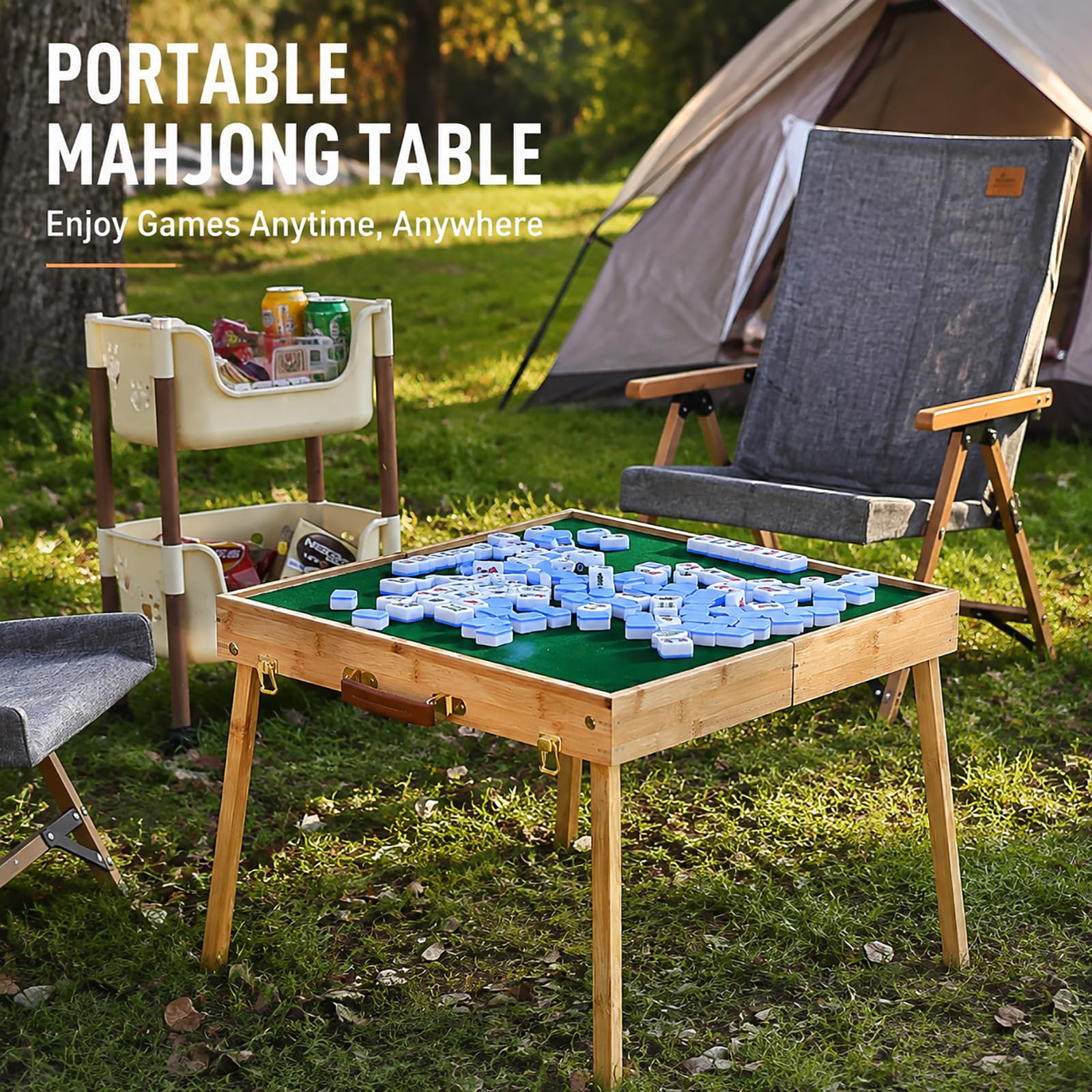 Ideal für Camping, Kartenspiele, Gesellschaftsspiele und Spieleabende
