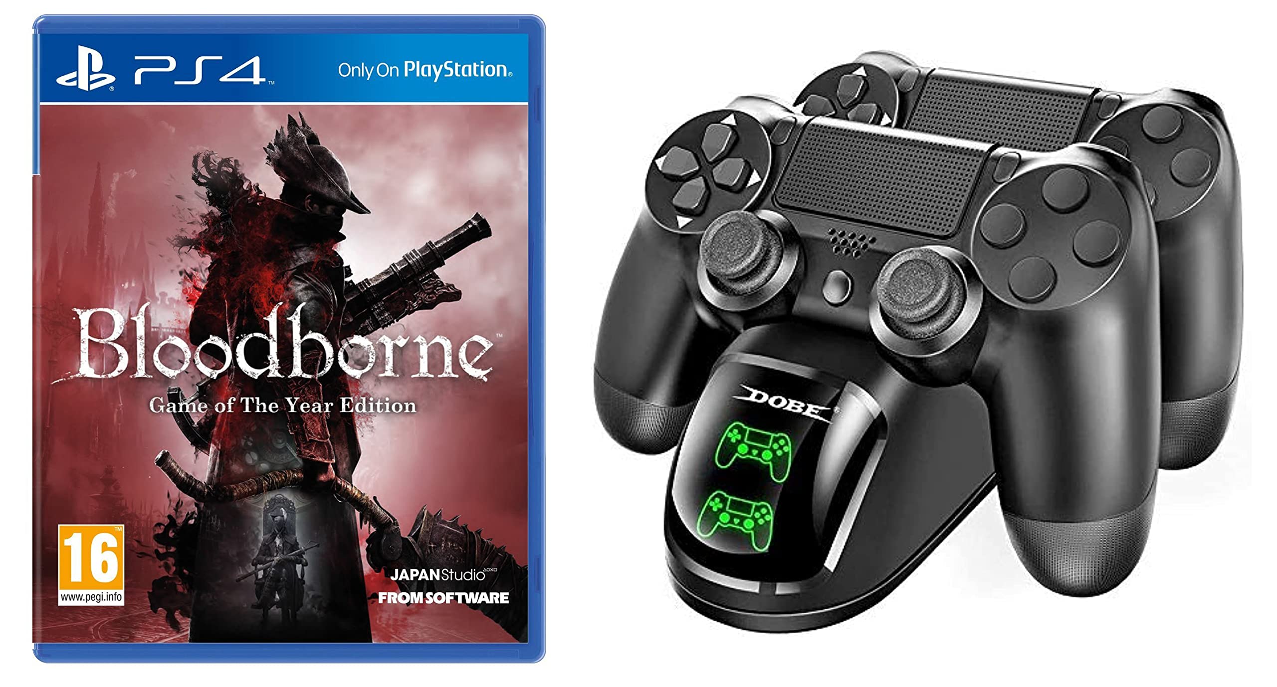 See full amazon price history chart for Bloodborne - Game of the Year Edition (PS4)+Dobe New World PS4 Controller Charging Dock (Black) Bloodborne - Game of the Year Edition (PS4)+Dobe New World PS4 Controller Charging Dock (Black) (B0BRZ748JZ) Amazon Price History, Amazon Price Tracker