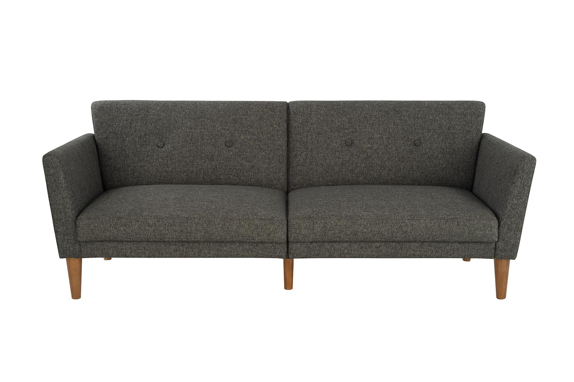 Dorel Home Grey Regal 3-Seater Sofa Bed Fabric