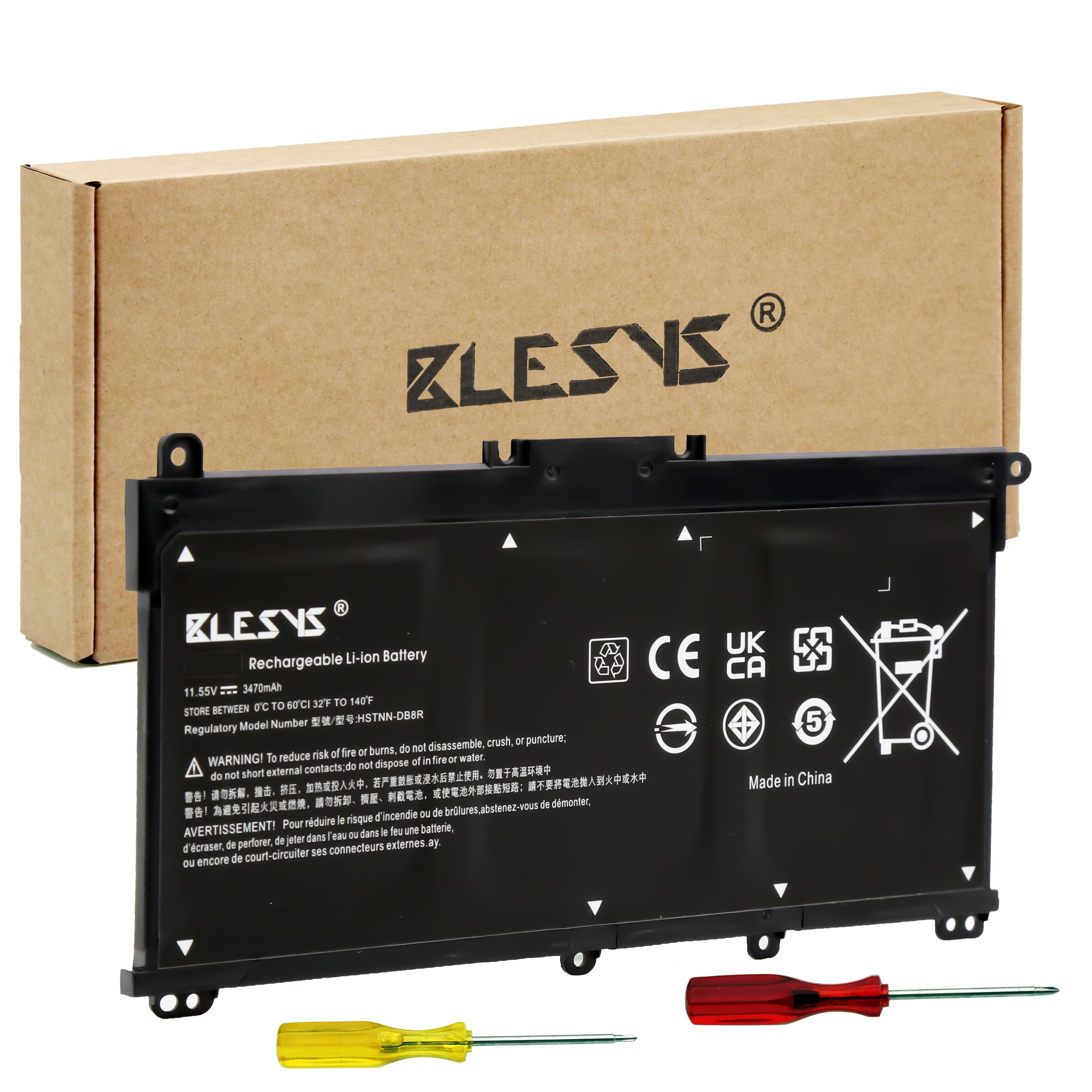 BLESYS Batteria per HP Laptop 15-da0xxx 15-da1xxx 15-da1000nl 15-da0122nl 15-da0065nl 15-da0064nl 15-da0129nl 15-da1092nl 15-da0986nl 15-da0134nl 15-da0150nl 15-da0058nl 15-da0087nl 15-da2xxx