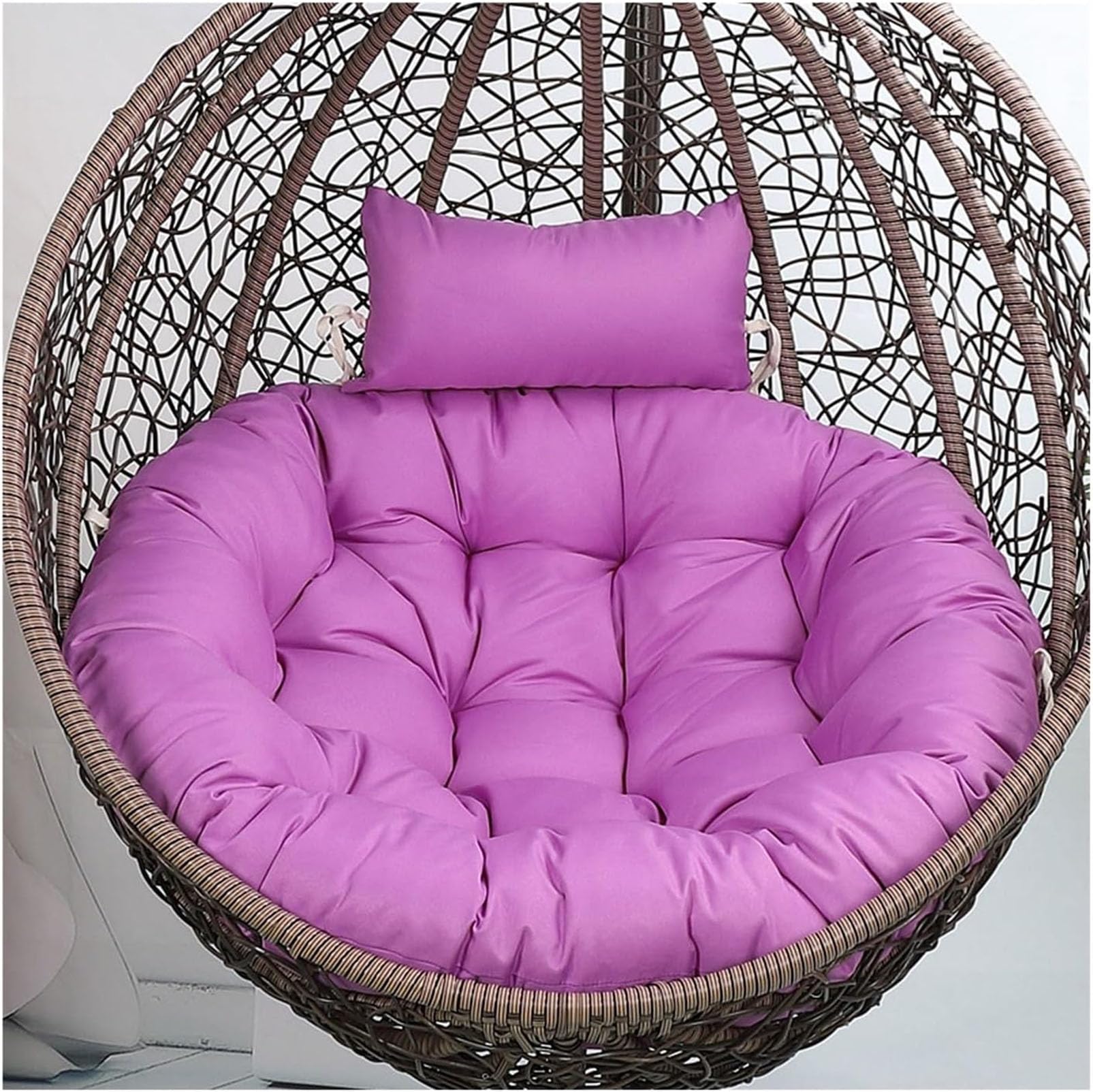 Coussin de rechange balancelle 90 cm réparer assise inconfortable jardin patio violet