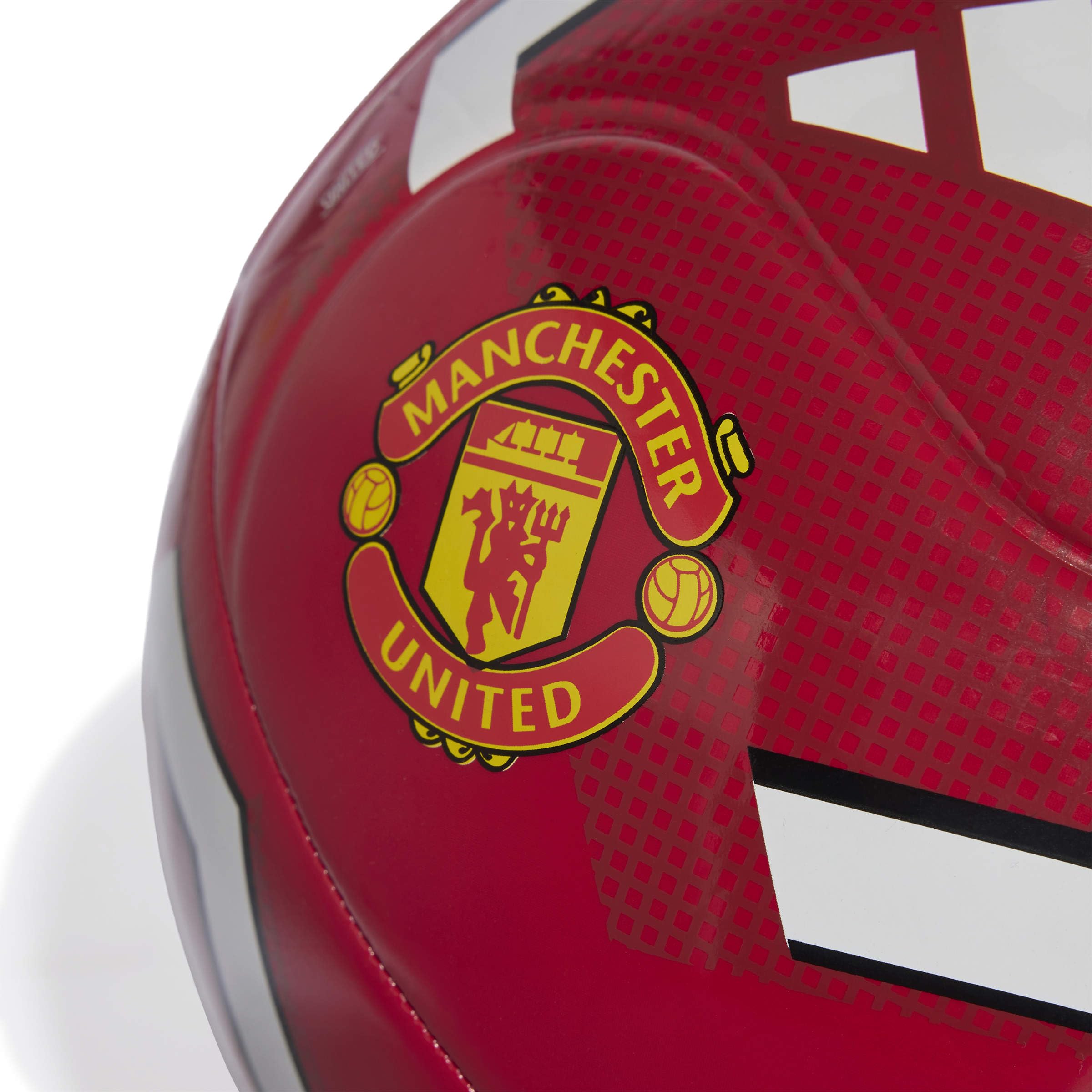 adidas Unisex - Adulto Manchester United Home Club Recreation Ball, mufc red/white, 5