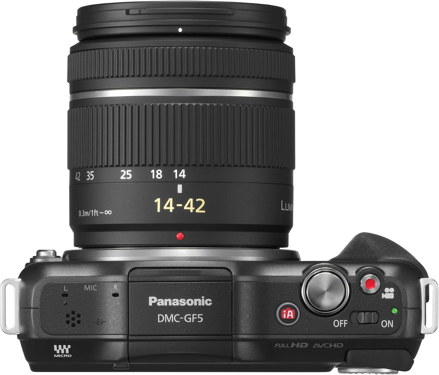 Panasonic DMC-GF5KK DMC-GF5KK 12 MP Compact System Camera with 3-Inch LCD- Body Only (Black) image 5