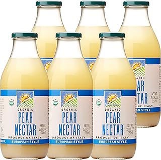 Bionaturae Organic Pear Nectar | Non-GMO | USDA Certified Organic | No Sugar Added | No Preservatives | Made In Italy | 2...