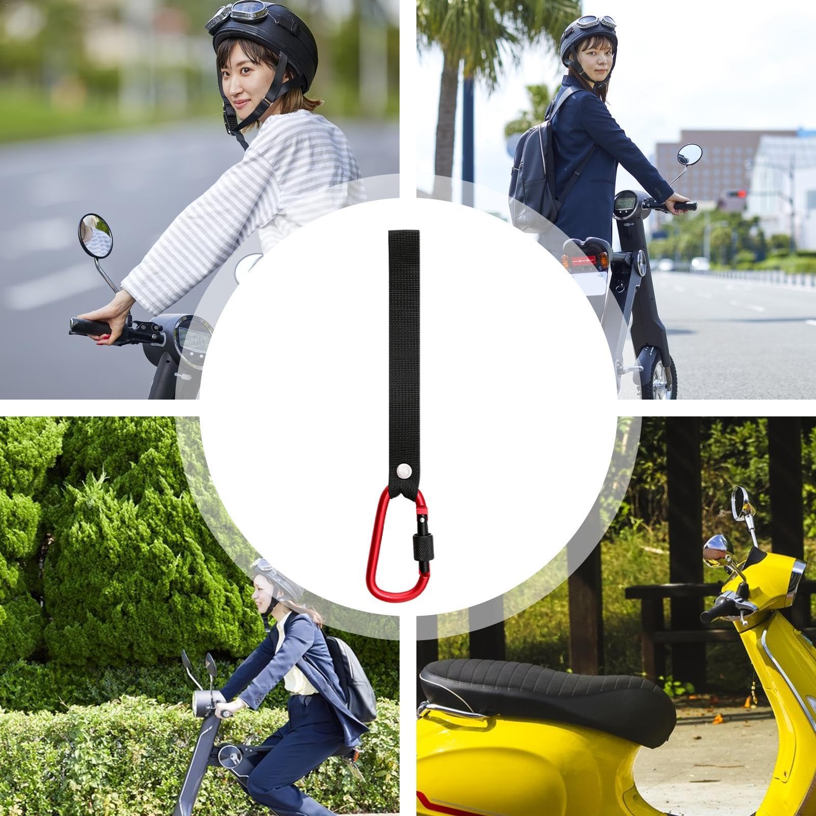 Amazon.co.jp: 自転車カラビナ、自転車多機能フック - 自転車収納
