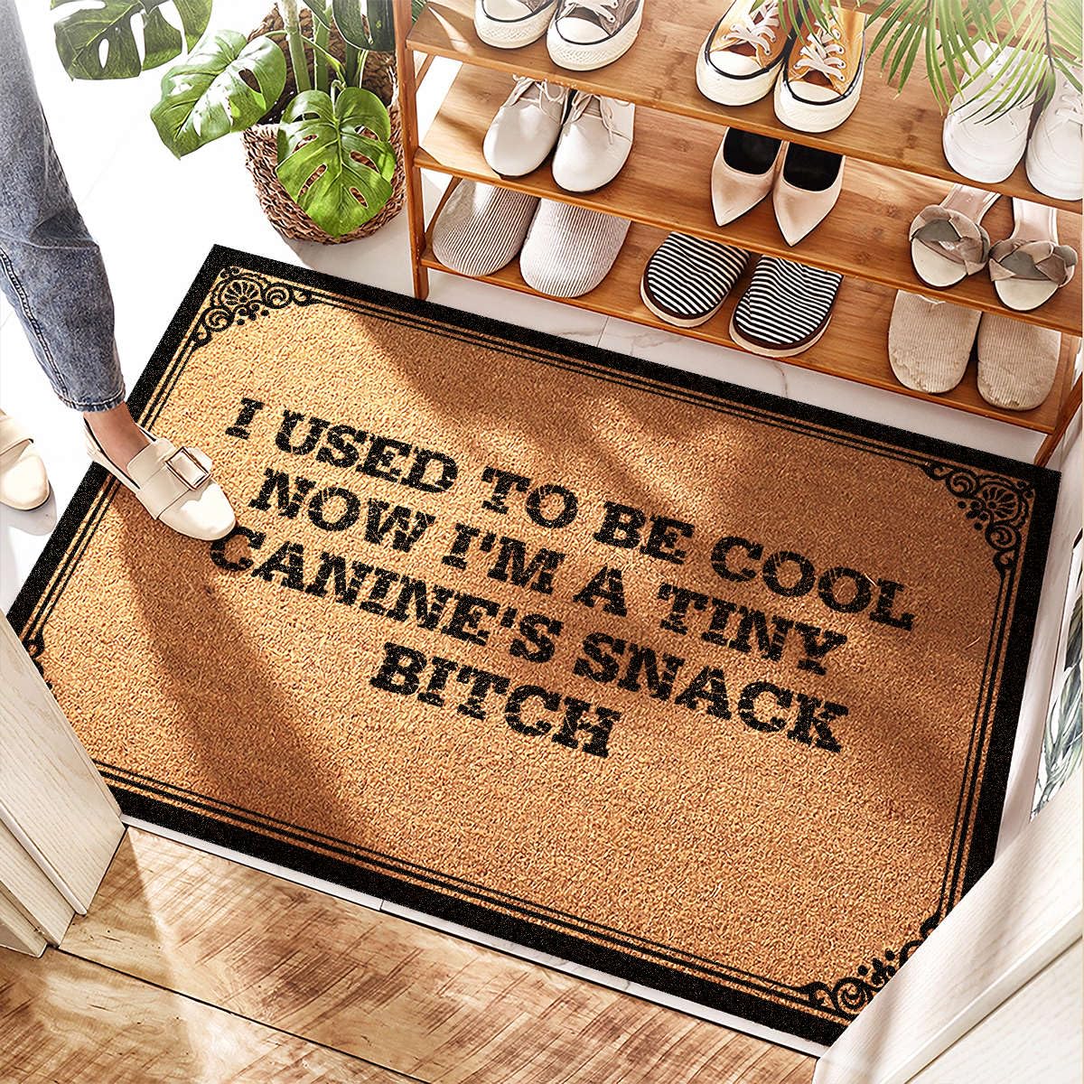 Grand tapis de bienvenue extérieur en sisal pour entrée de maison