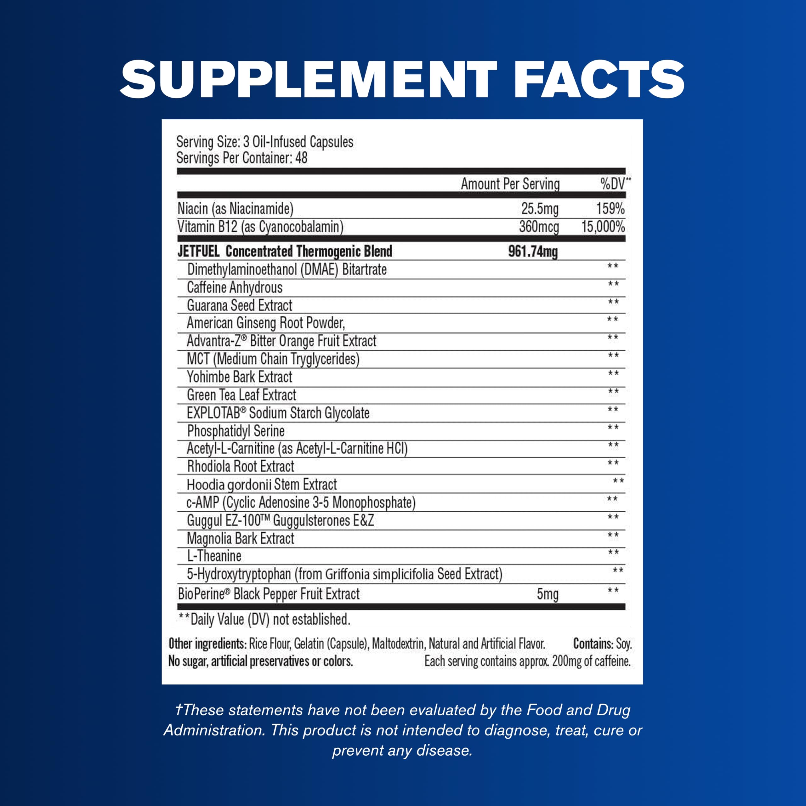 GAT SPORT JETFUEL Original, 144 Oil-Infused Capsules (48 Servings) — Amazon image 3