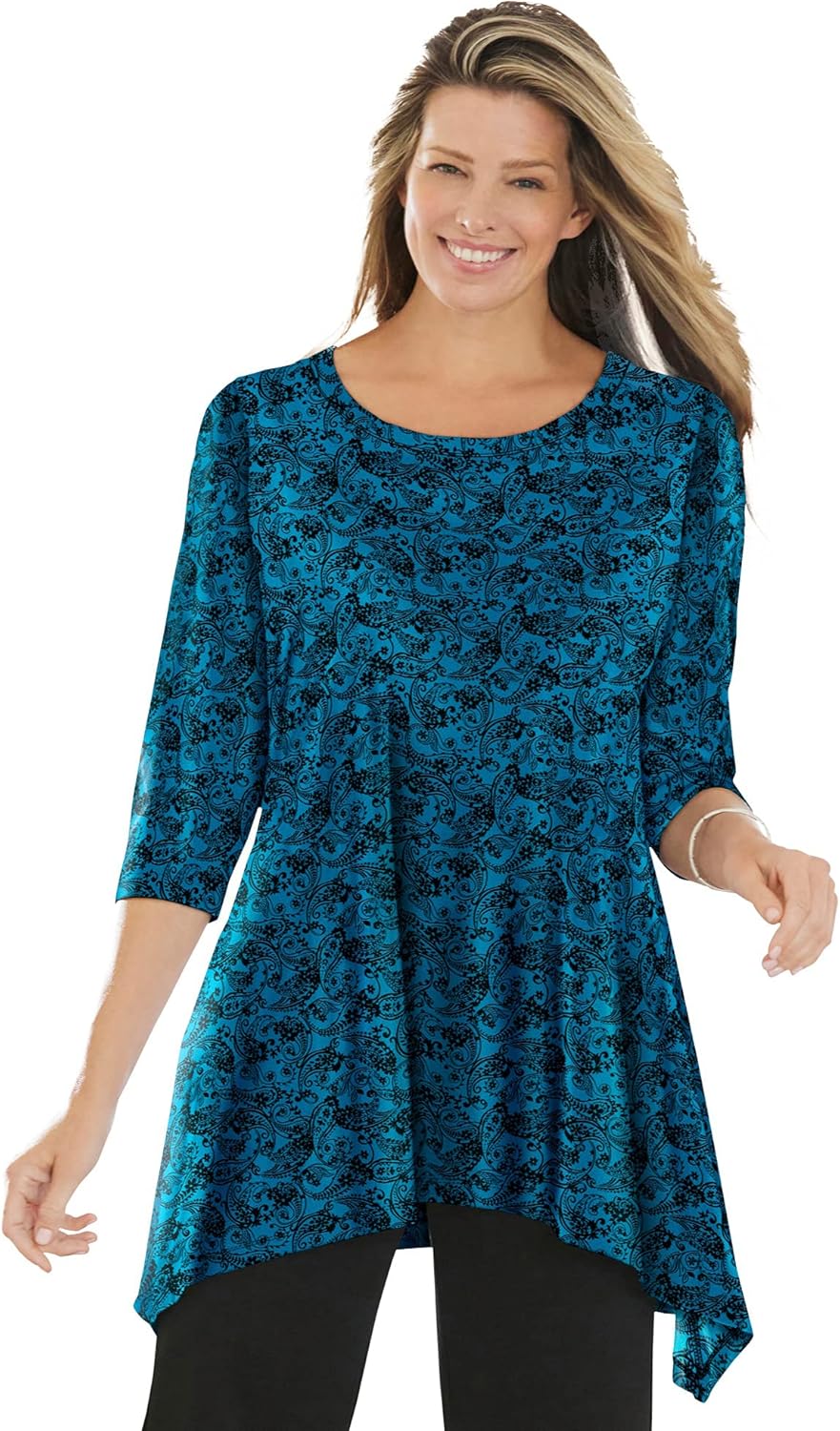 Woman Within Plus Size Swing Hem Tunic