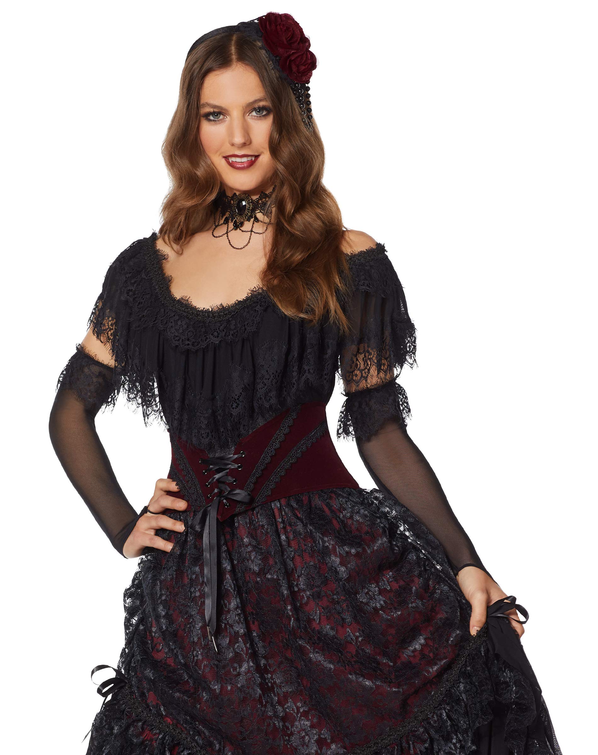 Spirit Halloween The Signature Collection Disfraz de vampiresa victoriana para adultos - Multi - Adulto S