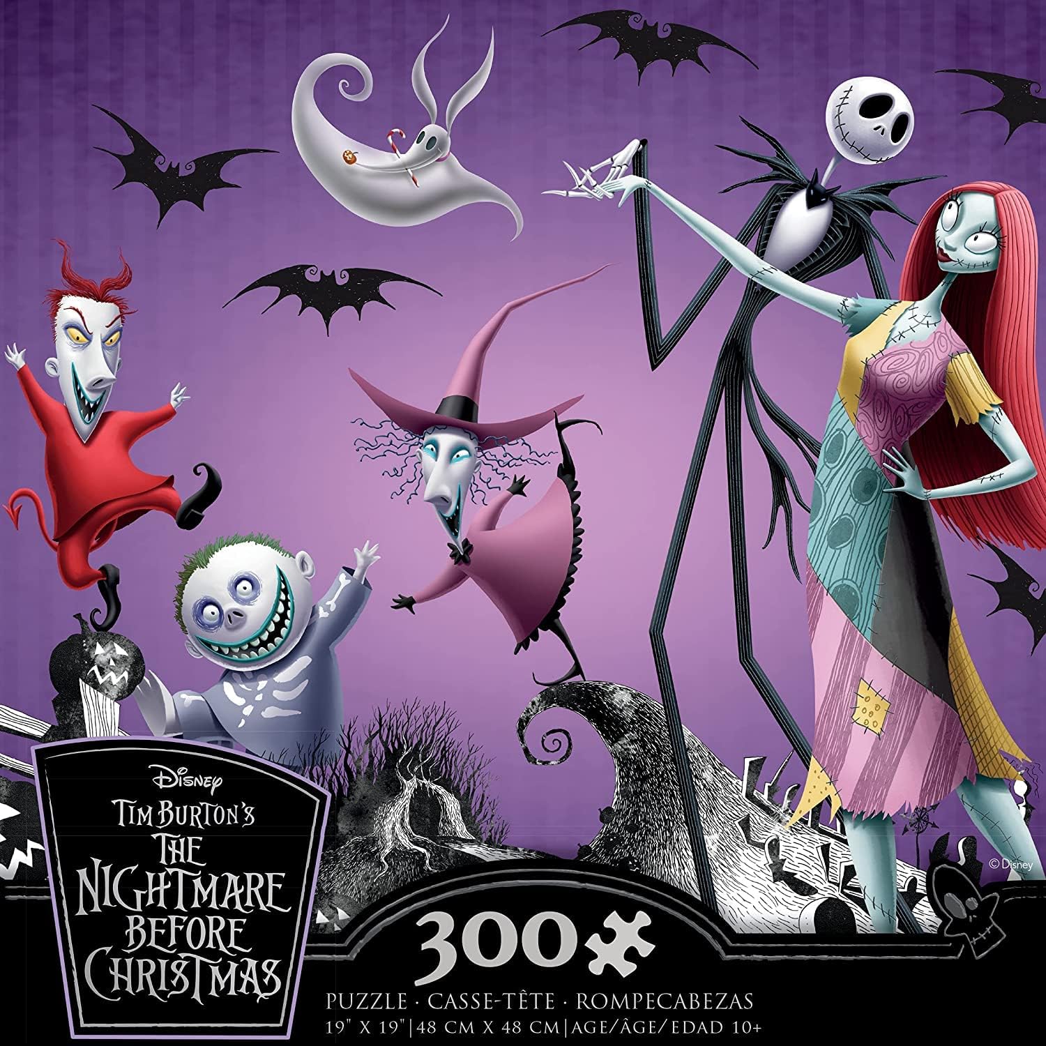 Ceaco - Disney - Nightmare Before Christmas - Let's Dance - Oversized 300 Piece Jigsaw Puzzle