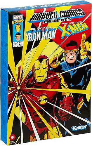 Miniatura 1 de Hasbro Marvel Legends Retro 3.75" Iron Man & Cyclops - Juego de figuras