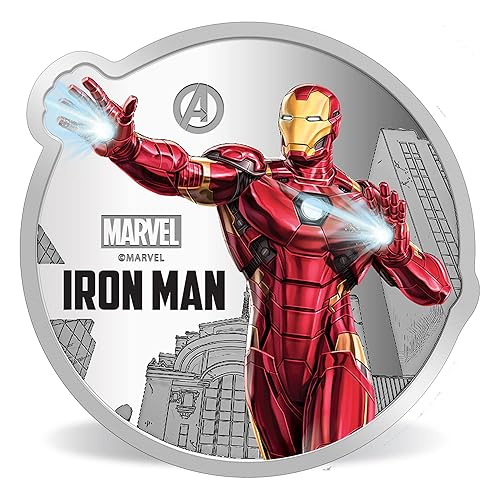 Marvel Iron Man Colored 31.1 gm Silver (999.9) Coin