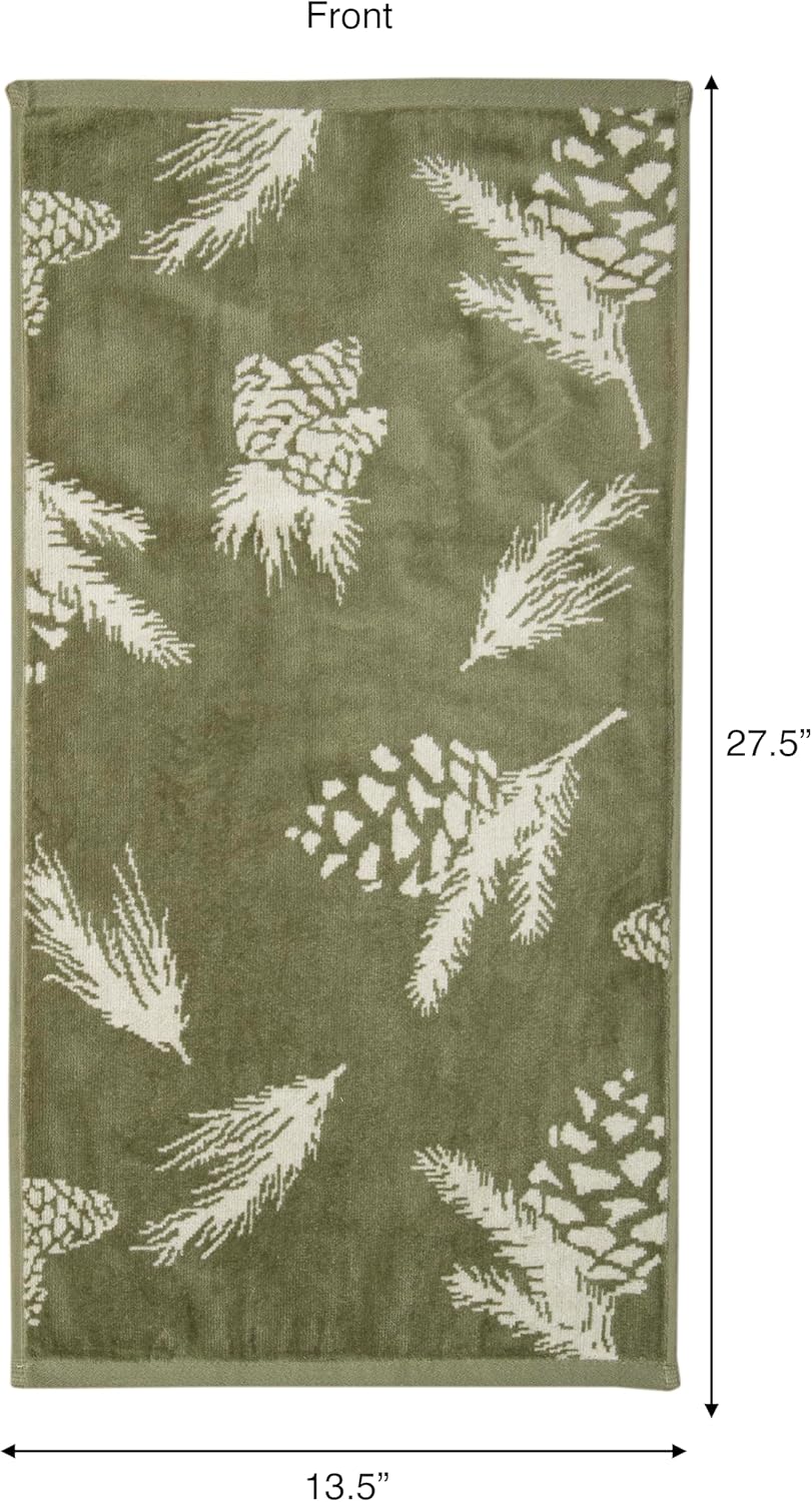 Pinecone Rustic Décor Hand Towel