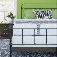 Vista 3 de Classic Brands Decker Cool Gel Memory Foam - Colchón híbrido de espuma viscoelástica con gel refrescante y resortes internos de 10 pulgadas, colchón