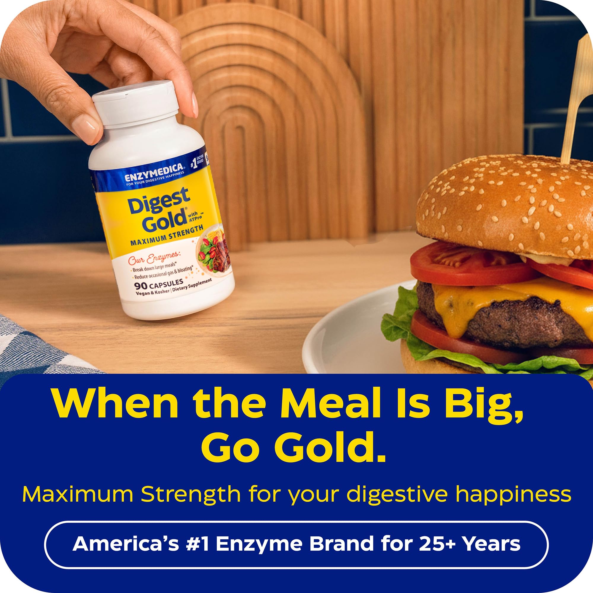 Enzymedica Digest Gold, Maximum Strength, ATPro Energy Support - 90 Caps — Amazon image 3