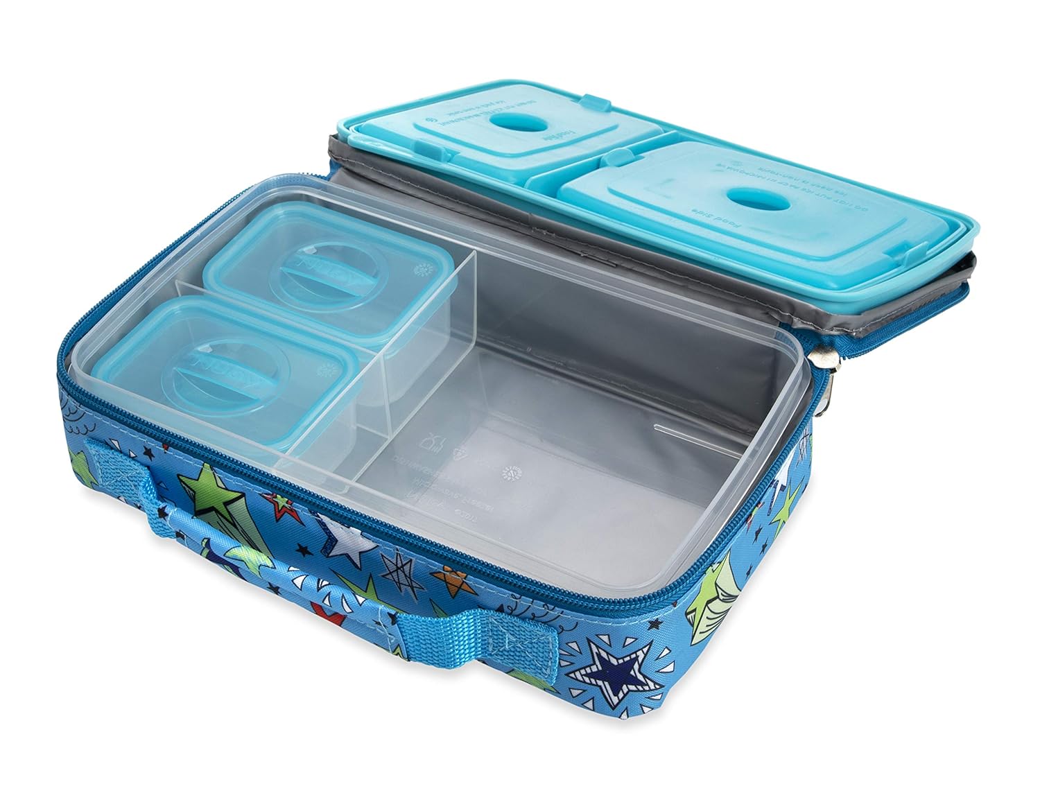 Nuby Insulated Bento Box Lunchbox, Boy : Home & Kitchen