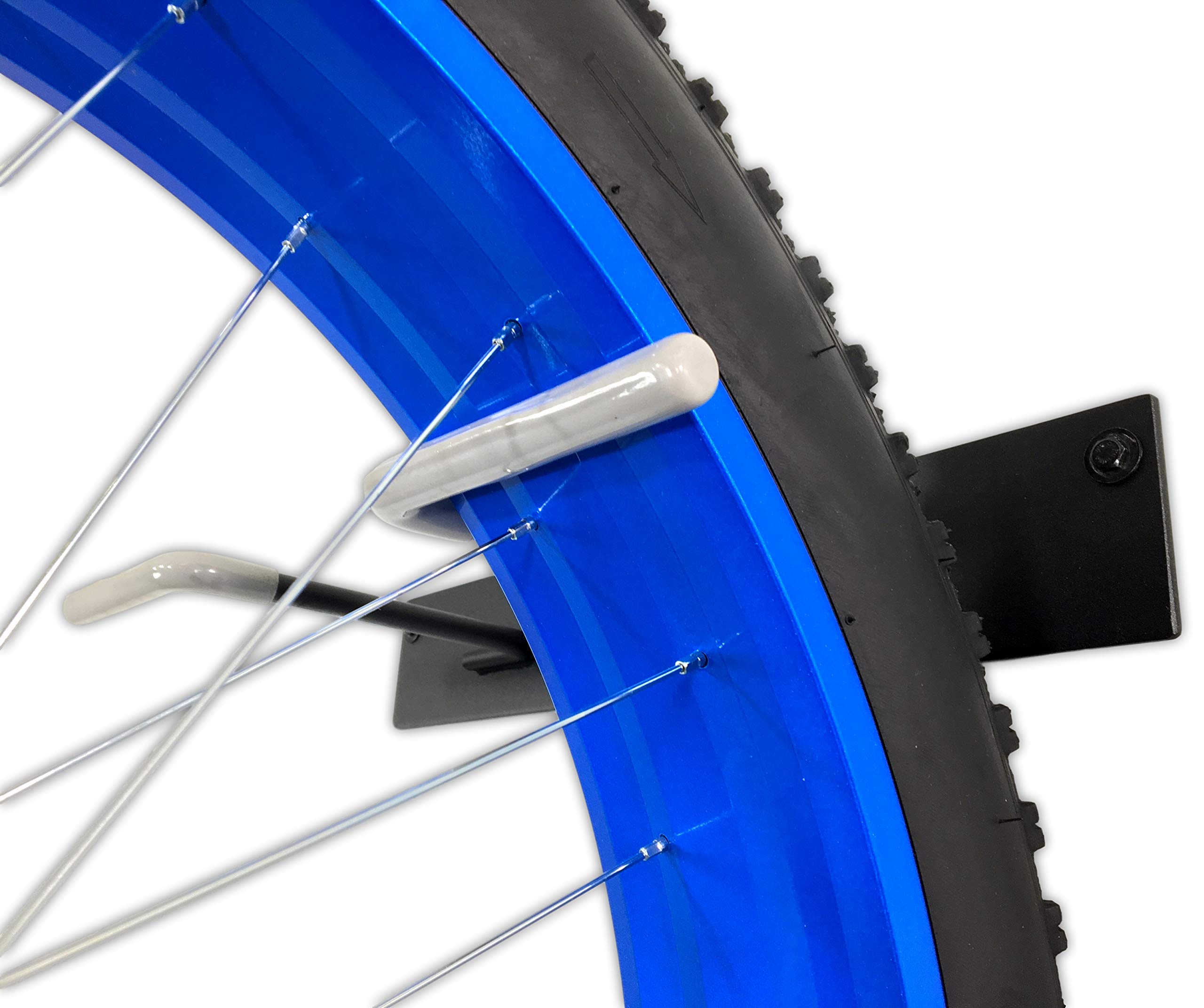 StoreYourBoard BLAT Bike Fat Tire Wall Rack, Holds 2 Bikes, Home and