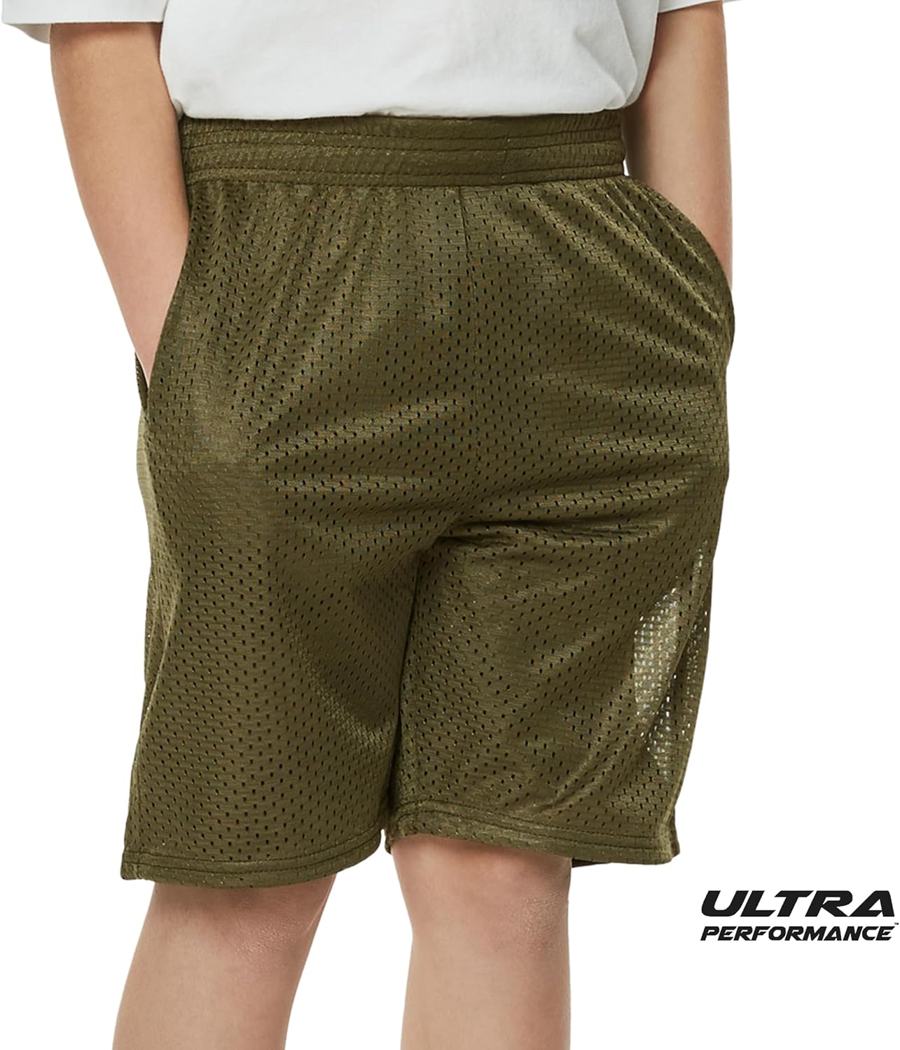 Ultra Performance Boy's Basketball Short's 3 Pack Mesh Athletic Shorts Youth Basketball Soccer & Gym Short for Active Boys - Image 2