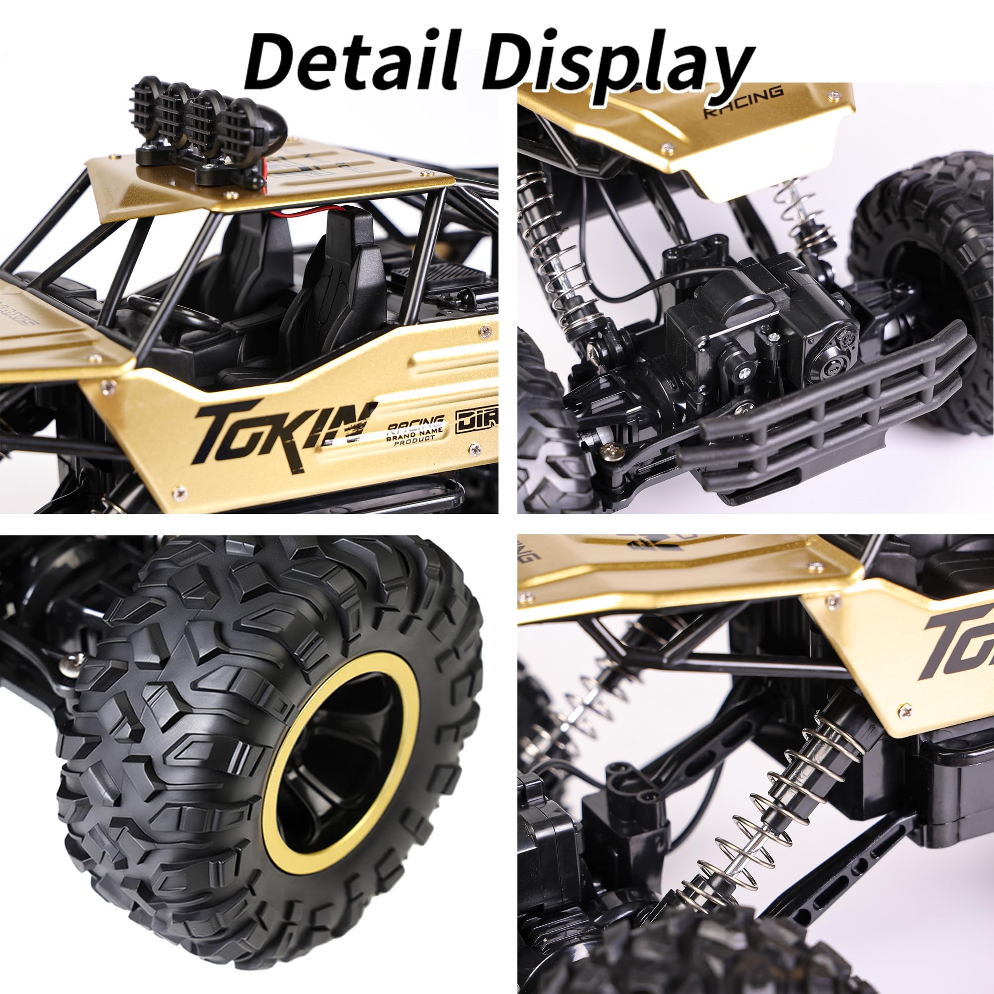 SULIFEVIP 1:12 RC Car RC Monster Truck Remote Control Car 4WD Off-Road Radio Controller Cars Monster Truck - Image 4