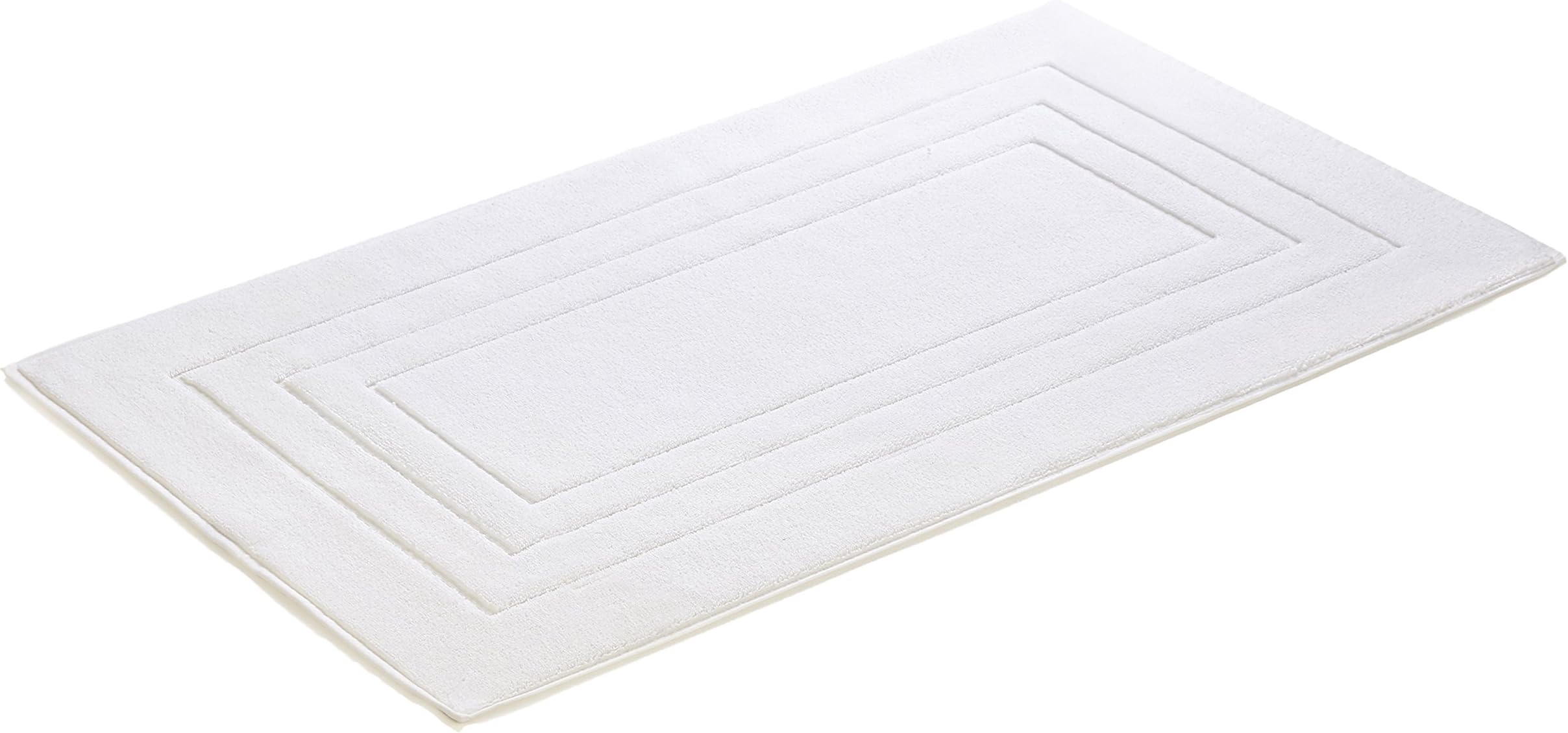Vossen Calypso Badeteppich Bath Mat, White, 60x100 cm