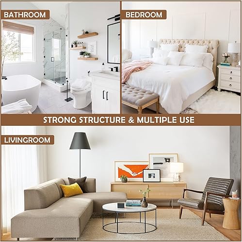 Miniatura 8 de TC-HOMENY Tocador de maquillaje con estación de carga, escritorio de tocador con 2 cajones y espejo, estantes de almacenamiento de escritorio