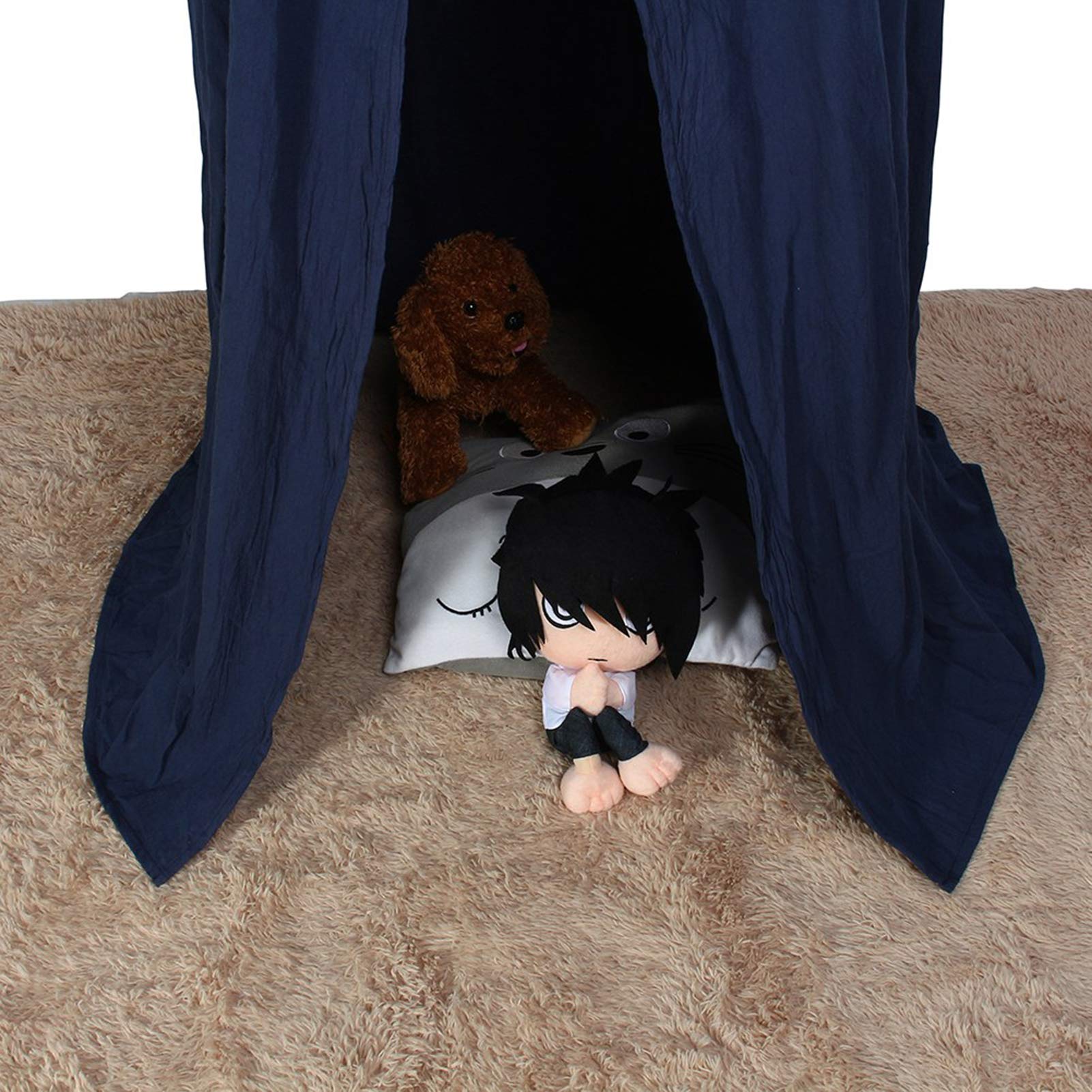 Acouto Tenda a Zanzariera con Baldacchino per Letto Sospeso a Cupola Rotonda per Bambini Che Leggono e Giocano Crea Sicurezza per e per il Morbido Realizzato in Materiale Confortevole, Accogliente