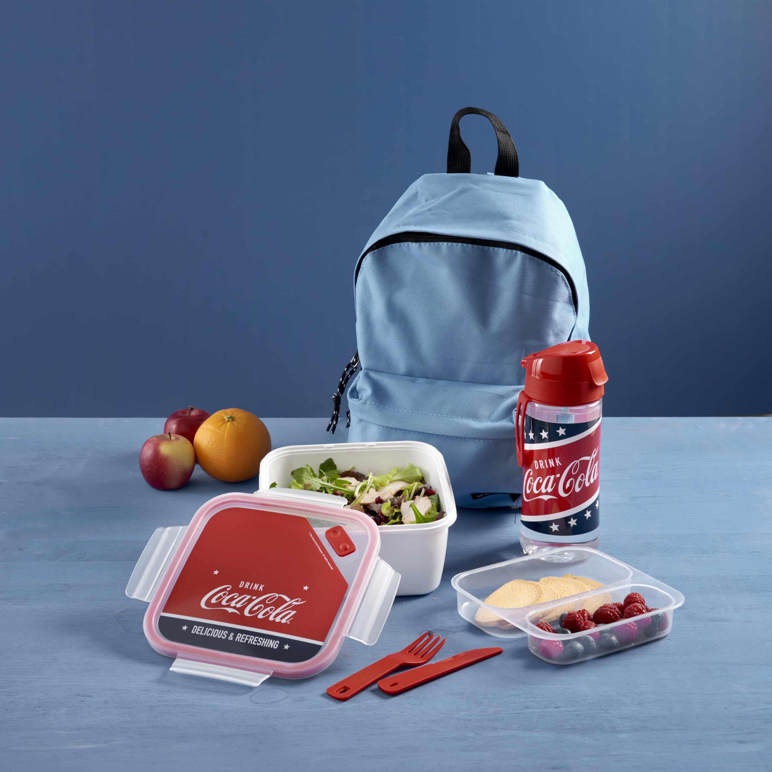Snips, Bottiglia Coca-Cola 0.50 L, Borraccia Coca-Cola 7 x 20 cm, Borraccia Plastica Riciclata Tritan Renew, Bottiglia Riutilizzabile Made in Italy, 0% Bpa