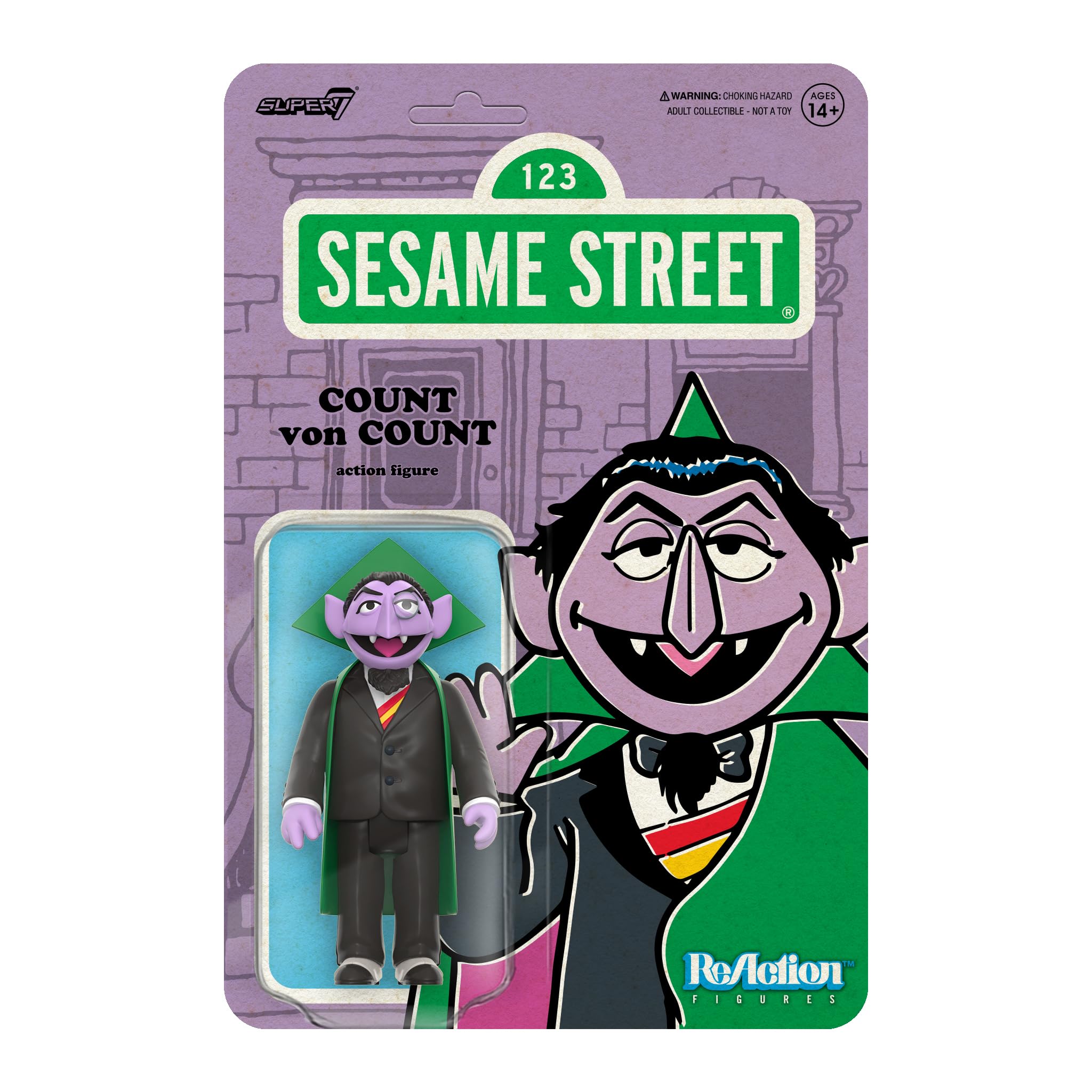 置物 Kith for Sesame Street Count Von Count Sesame Street Count Von Count FUN! FUN! Vinyl Figure