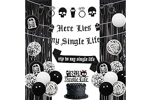 Gothic Bachelorette Party Decorations: Bye Bye Singlehood, Hello Bachelorette Bash