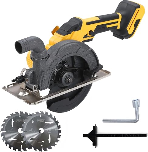 Brushless Circular Saw for DEWALT 20V Battery, 6-Inch 6900RPM Compact | Tool Only, Battery and Charger Not Included, 0°–45° Bevel, Up to 1.77-Inch Cutting Depth, Dust Port, Overload Protection