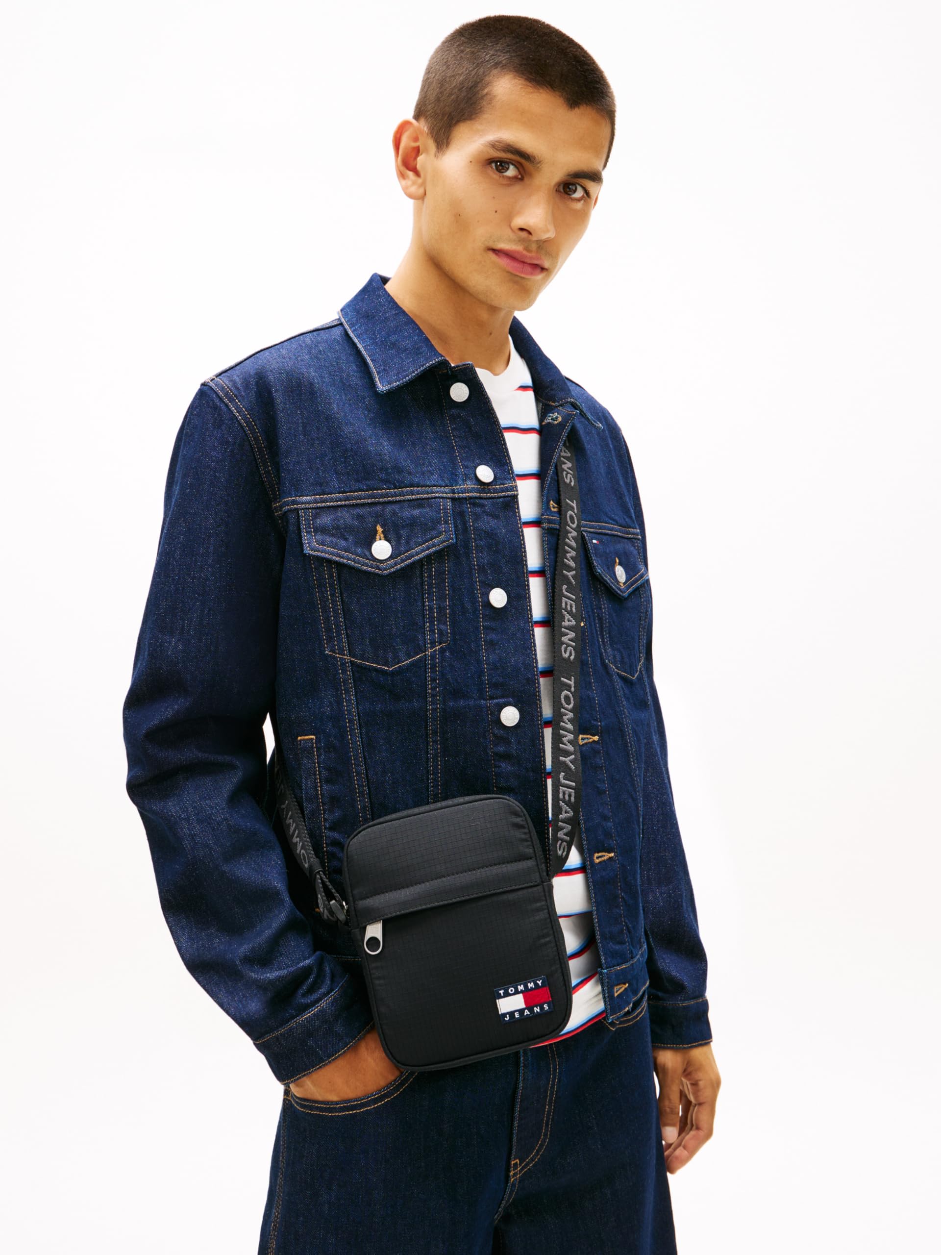 Tommy Jeans Tjm Ess Daily Ripstop Reporter Am0am14211 - Crossover Hombre