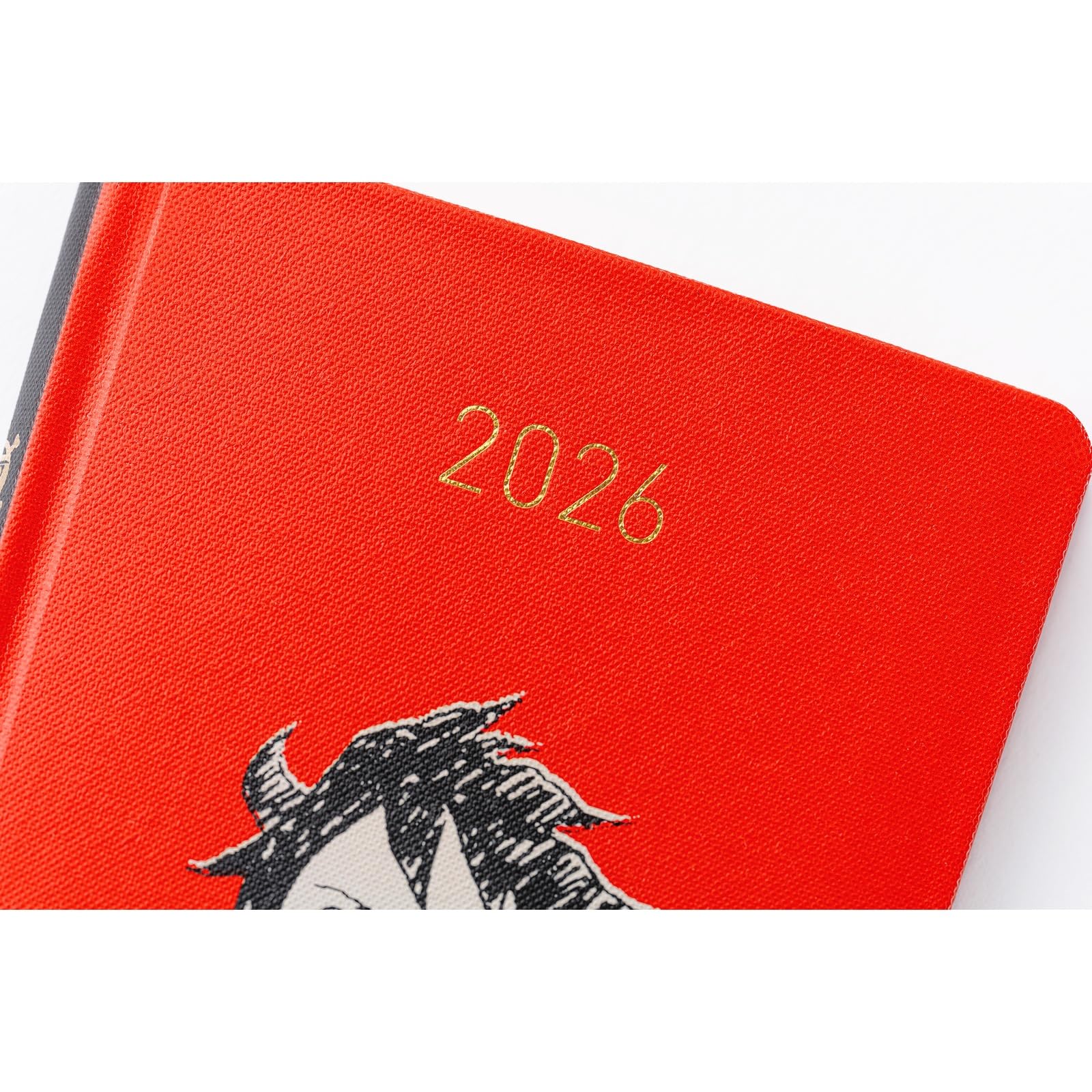 Hobonichi Techo 2026 Spring Weeks – magazynek ONE PIECE: Straw Hat Luffy (czerwony) (japoński, wysoki i cienki, kwietniowy start)