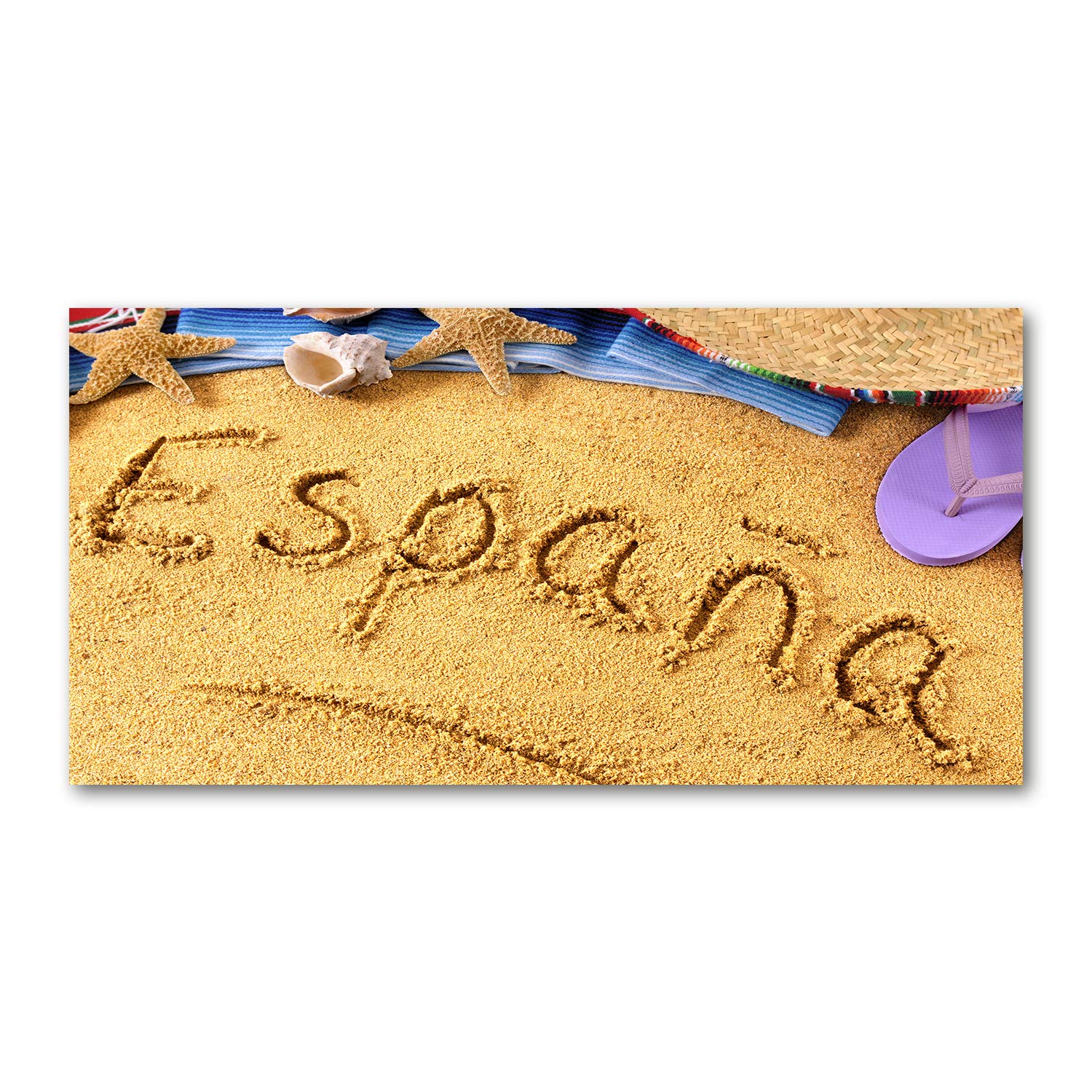 Tableau plexiglas haut de gamme Cartas españolas Tulup 140x70cm art mural