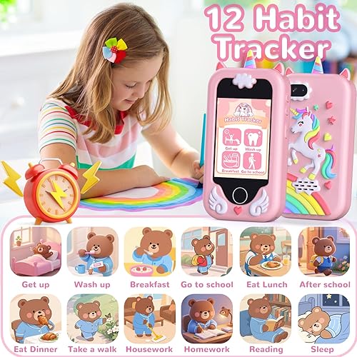 Miniatura 4 de Juguetes de teléfono inteligente para niñas  Regalo de cumpleaños de Navidad para niños de 3 a 10 años, juguetes para niños pequeños con doble