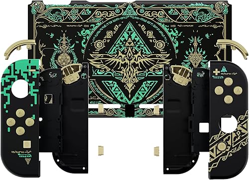 Miniatura 3 de eXtremeRate Botones de carcasa de repuesto para Nintendo Switch, placa trasera para consola de interruptores, carcasa con botones de juego completo