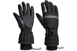 Waterproof Snow Work Gloves with Touchscreen