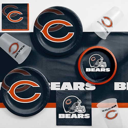 Pittsburgh Steelers - Kit de suministros para fiesta del día del juego, sirve para 8 personas