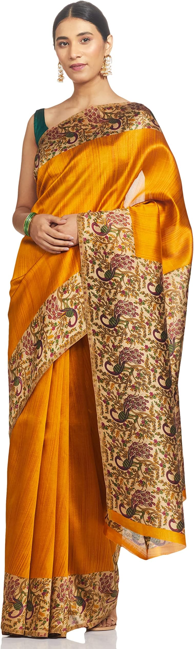 Winza Designer Women Silk saree With Blouse Piece