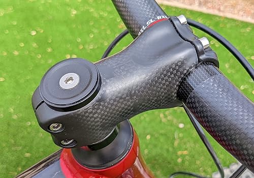 Miniatura 6 de RXL SL Tallo de carbono MTB, vástago de bicicleta de montaña 31.8, vástago de bicicleta de carretera 6 17 grados 2.756 in 3.150 in 3.543 in 3.937 in